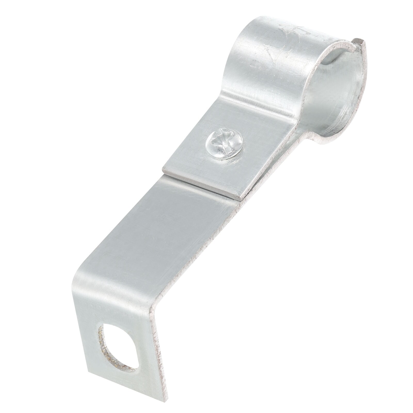 Unique Bargains L Shaped Standoff Pipe Clamp Strap Fit for 3/4 Inch Pipe Right Angle Pipe Support Wall Ceiling Mount Metal Rigid Bracket for Pipe Tube 80mm Length #S26031900UX3888