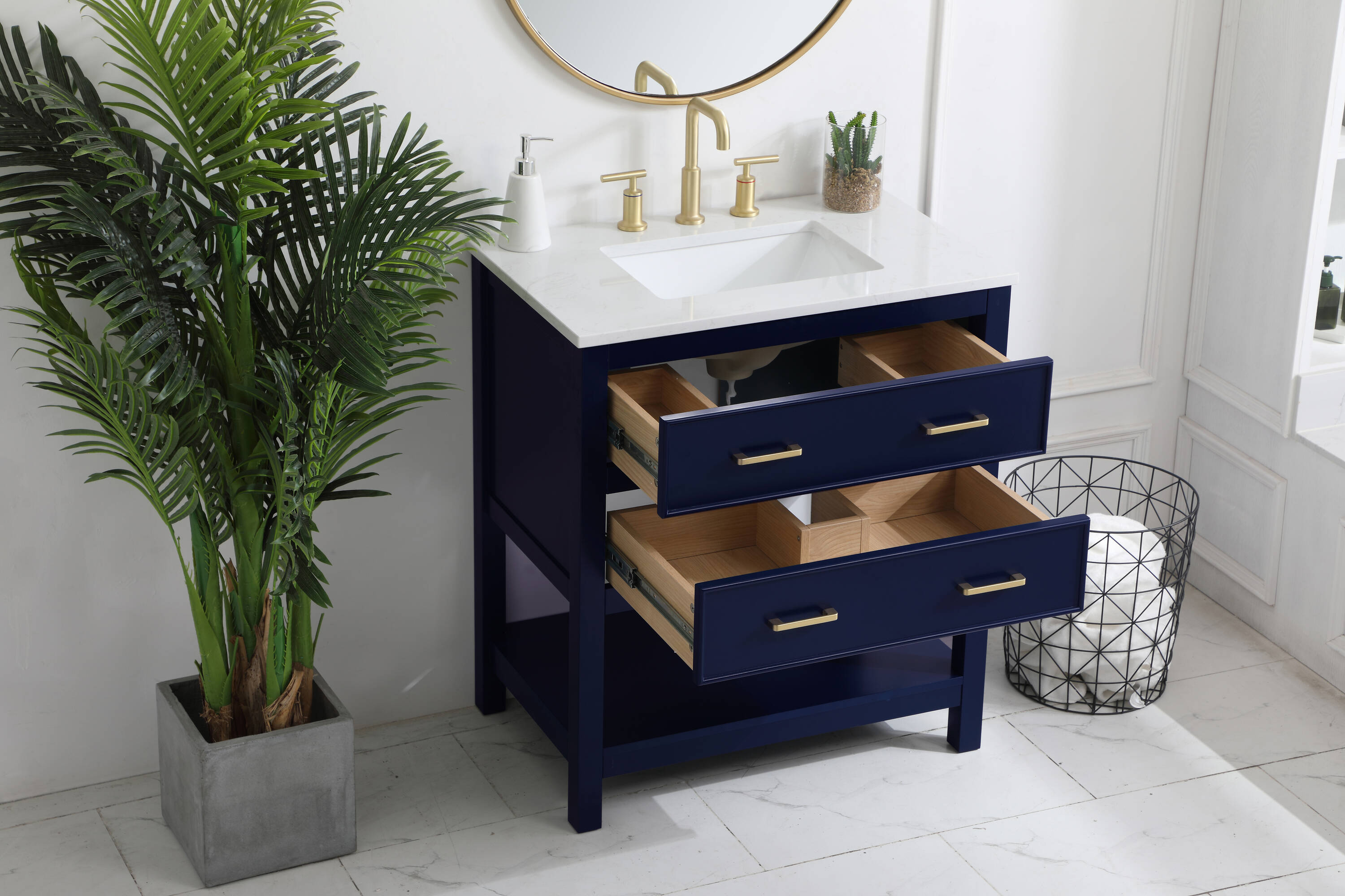 Elegant Decor HF57090BL Bath-Vanity-Combo - View #3