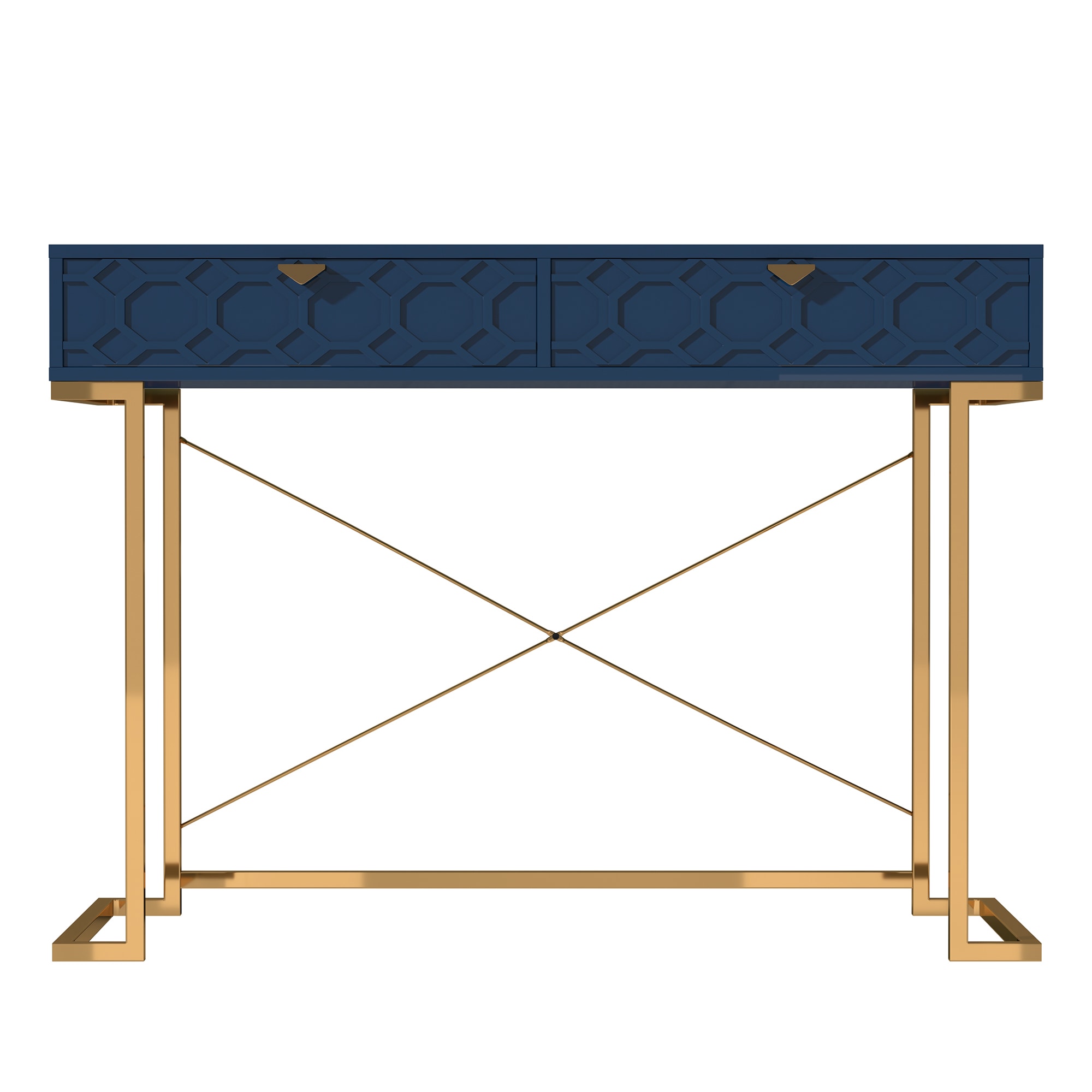 Clihome CL-DK1-BL Modern Navy Console table