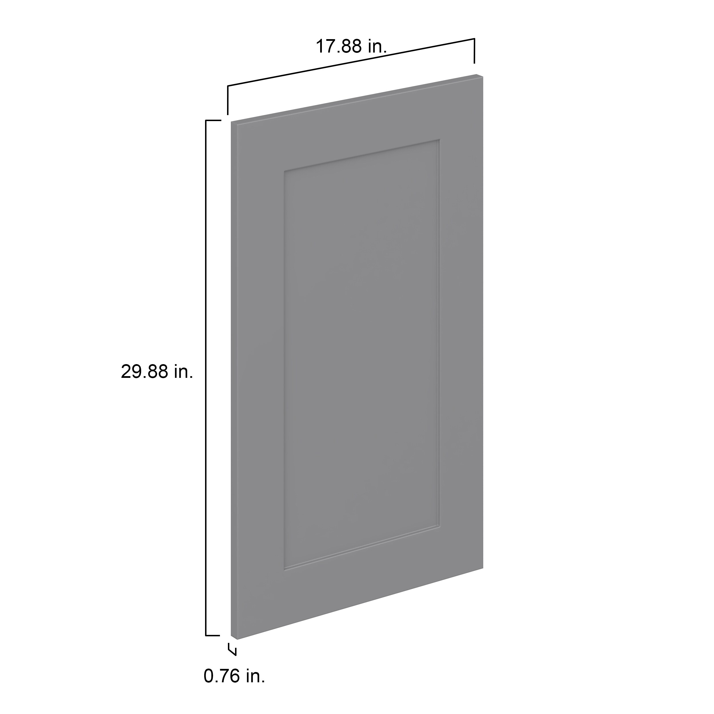 Hugo&Borg DSDR1830-BM Kitchen-Cabinet-Doors - View #4