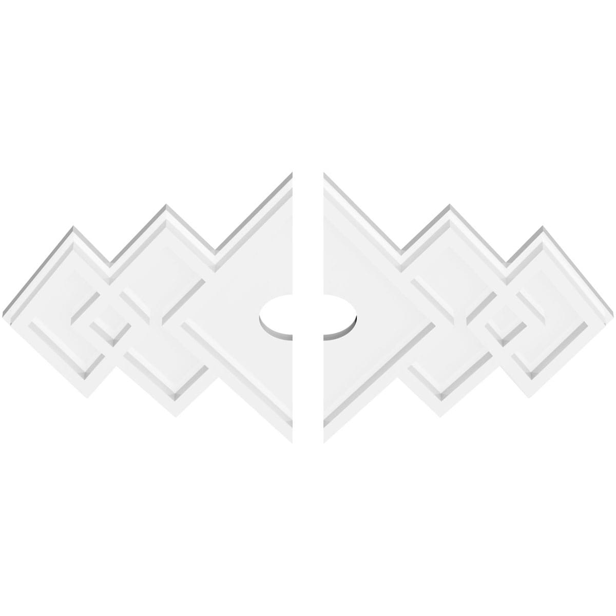 Ekena Millwork CMP26X17ZE2-03000 Ceiling-Medallions - View #2
