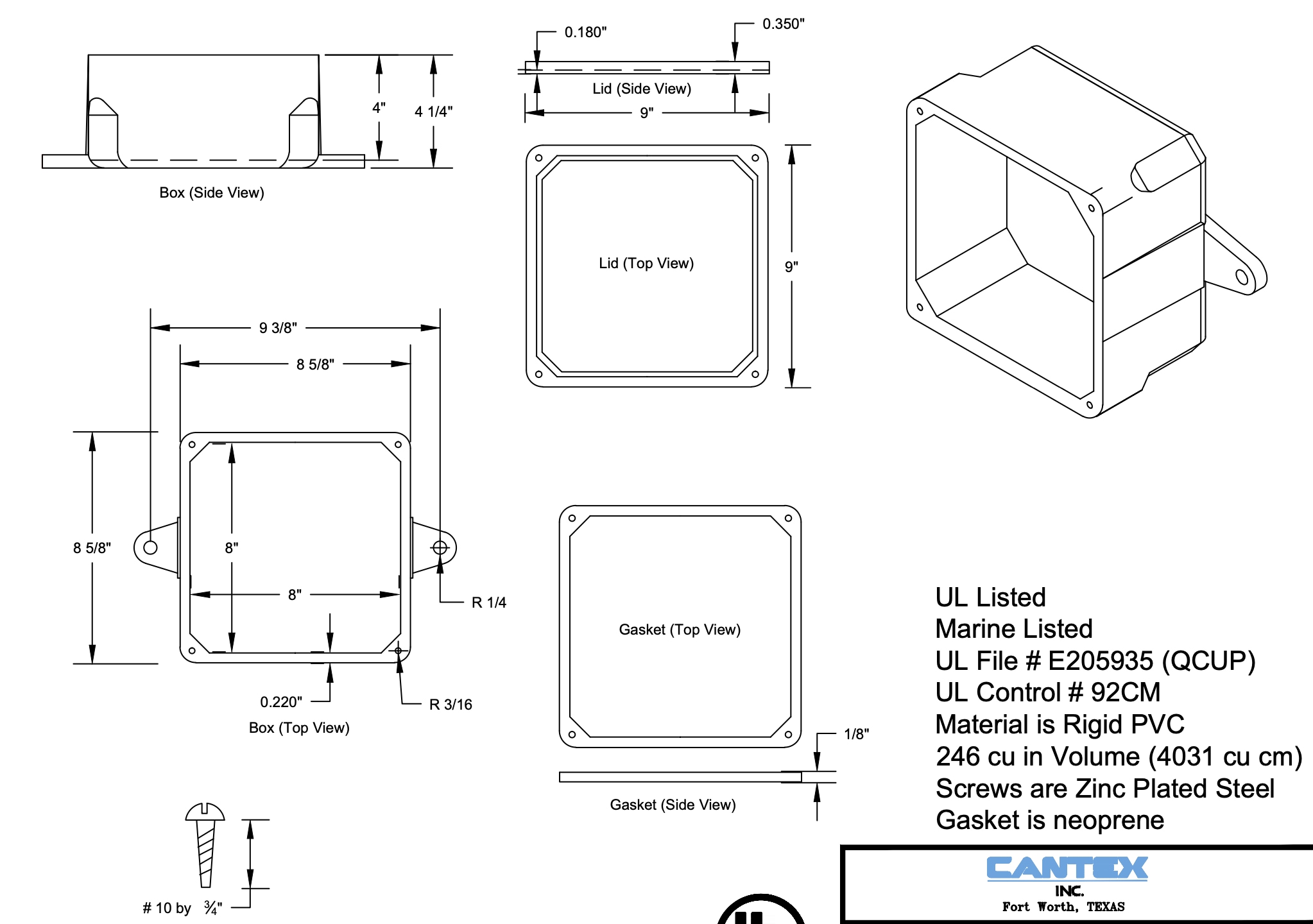 CANTEX L5133712 Junction-Boxes - View #3