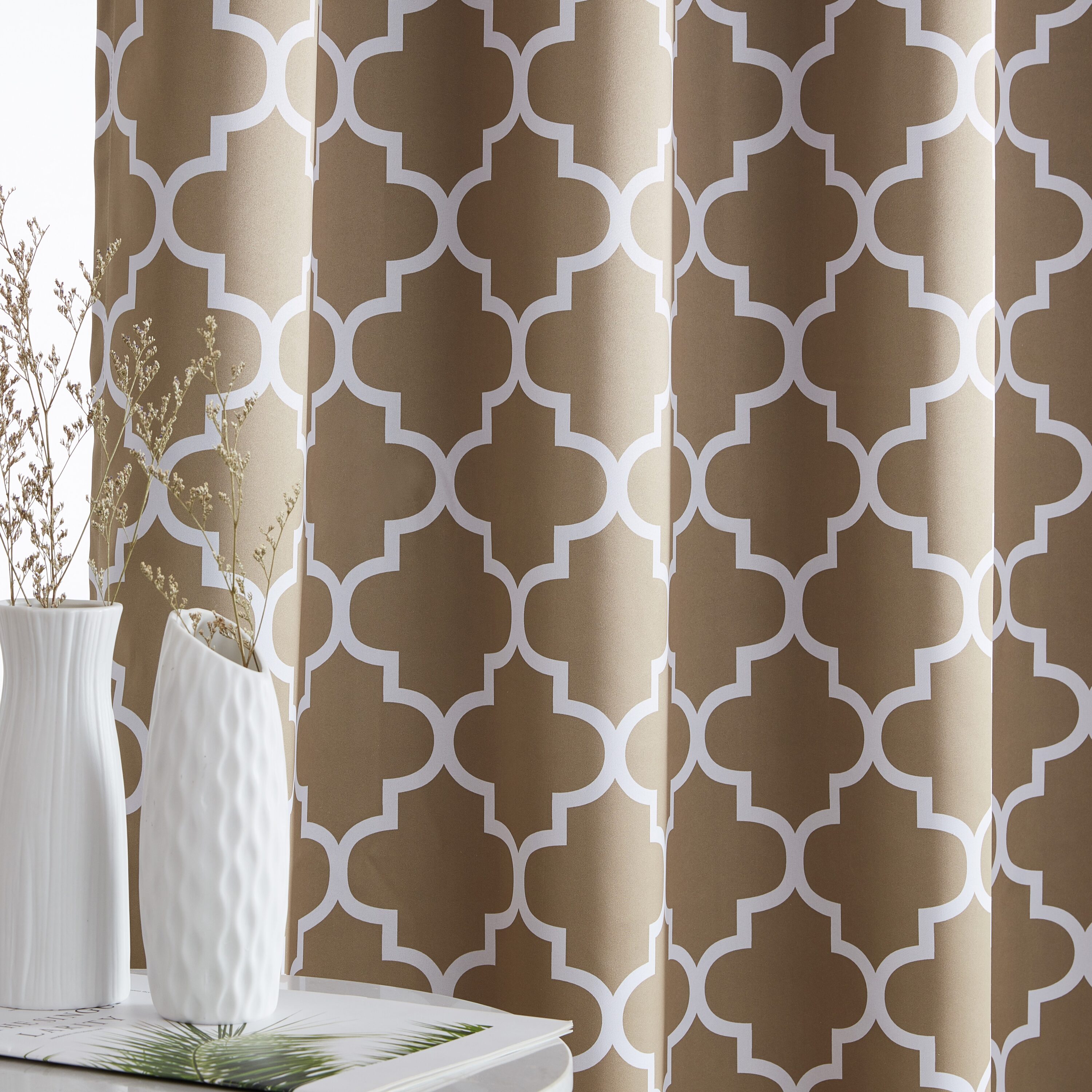 HLC.me LTTCPRNT-84TAUP curtains - View #3