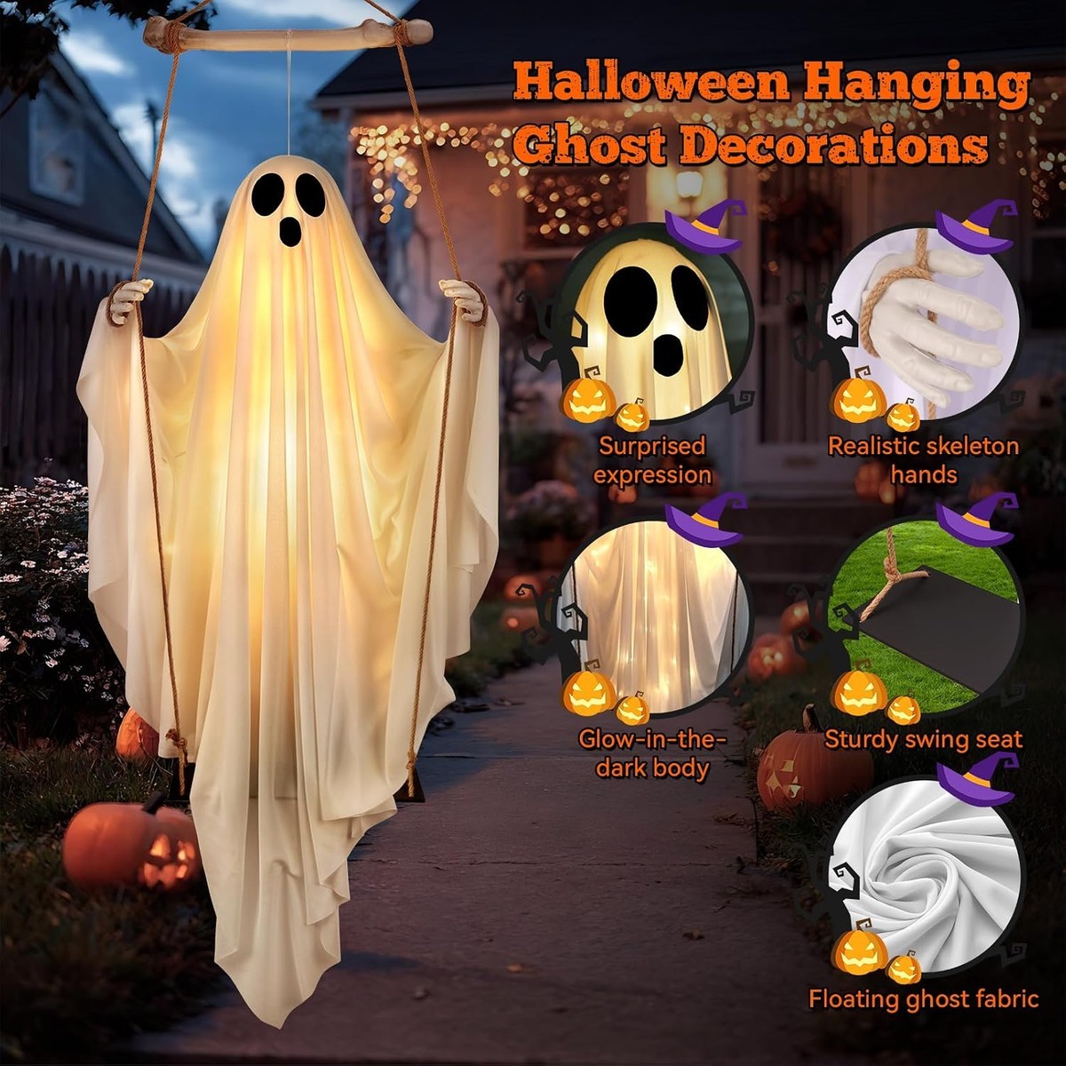 Pacrigo JIA1-71A08A Halloween-String-Lights - View #6
