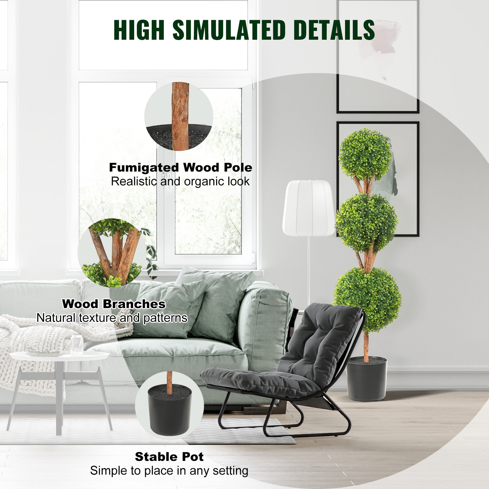 VEVOR HYMRGXJS48YCU0SG8V0 Precut-Artificial-Grass - View #3