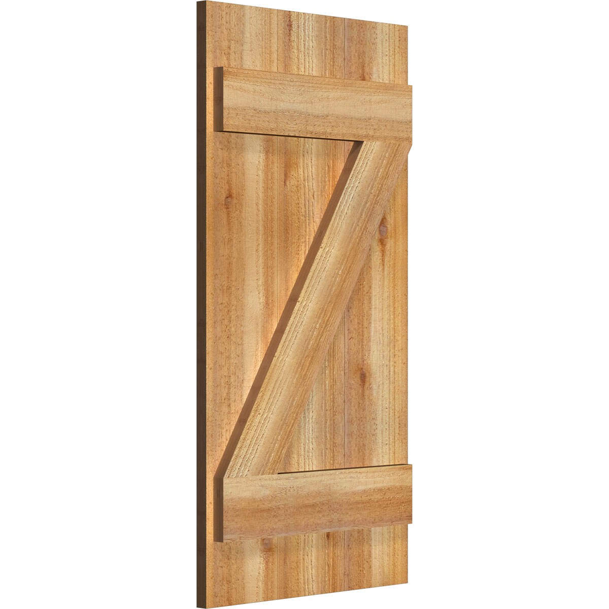 Ekena Millwork RBJ06Z16X032RWR Exterior-Shutters - View #2
