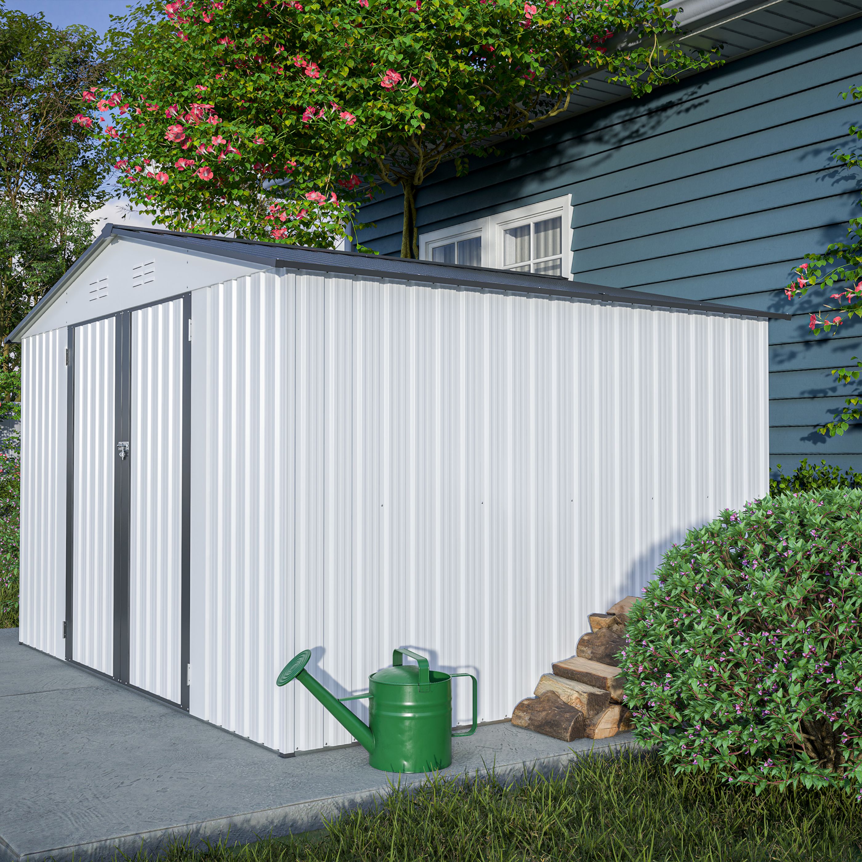 Poinic QURDS-0003S25 Metal-Storage-Buildings-Sheds - View #9