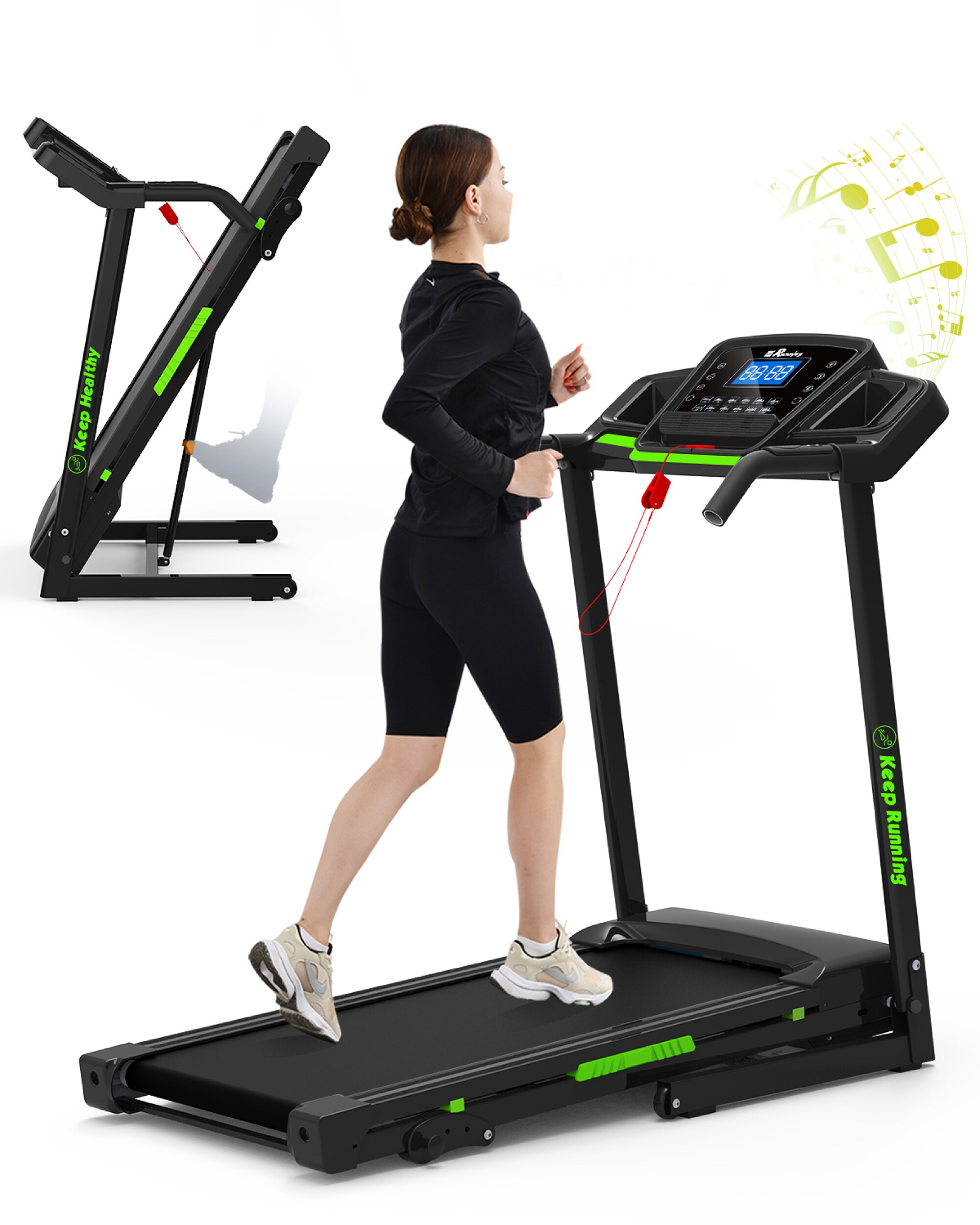 Kahomvis FYC-QPW9-318BK treadmills - View #8