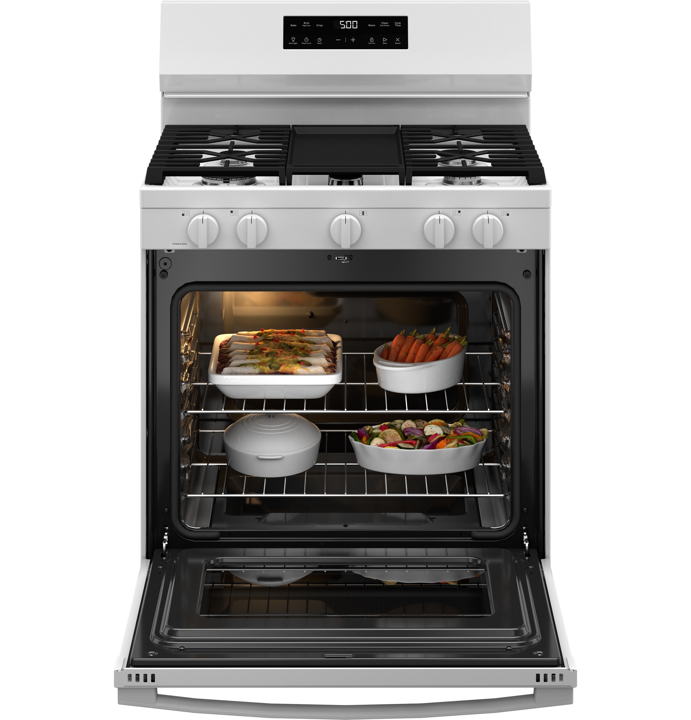 GE GGF500PVWW Freestanding-Gas-Ranges - View #2