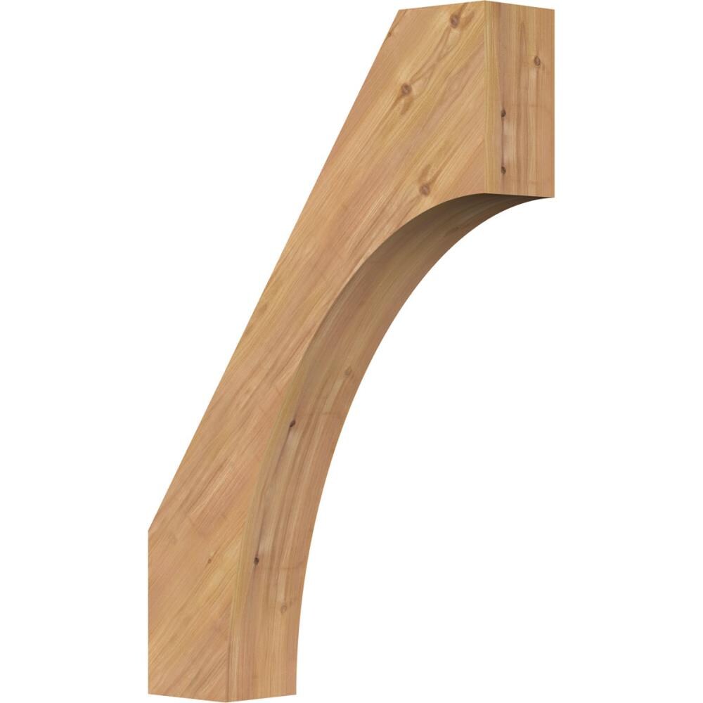 Ekena Millwork BRC06X24X36WTL00SWR 5-1/2-in x 24-in x 36-in Western Red Cedar Unfinished Wood Westlake Smooth Knee Brace