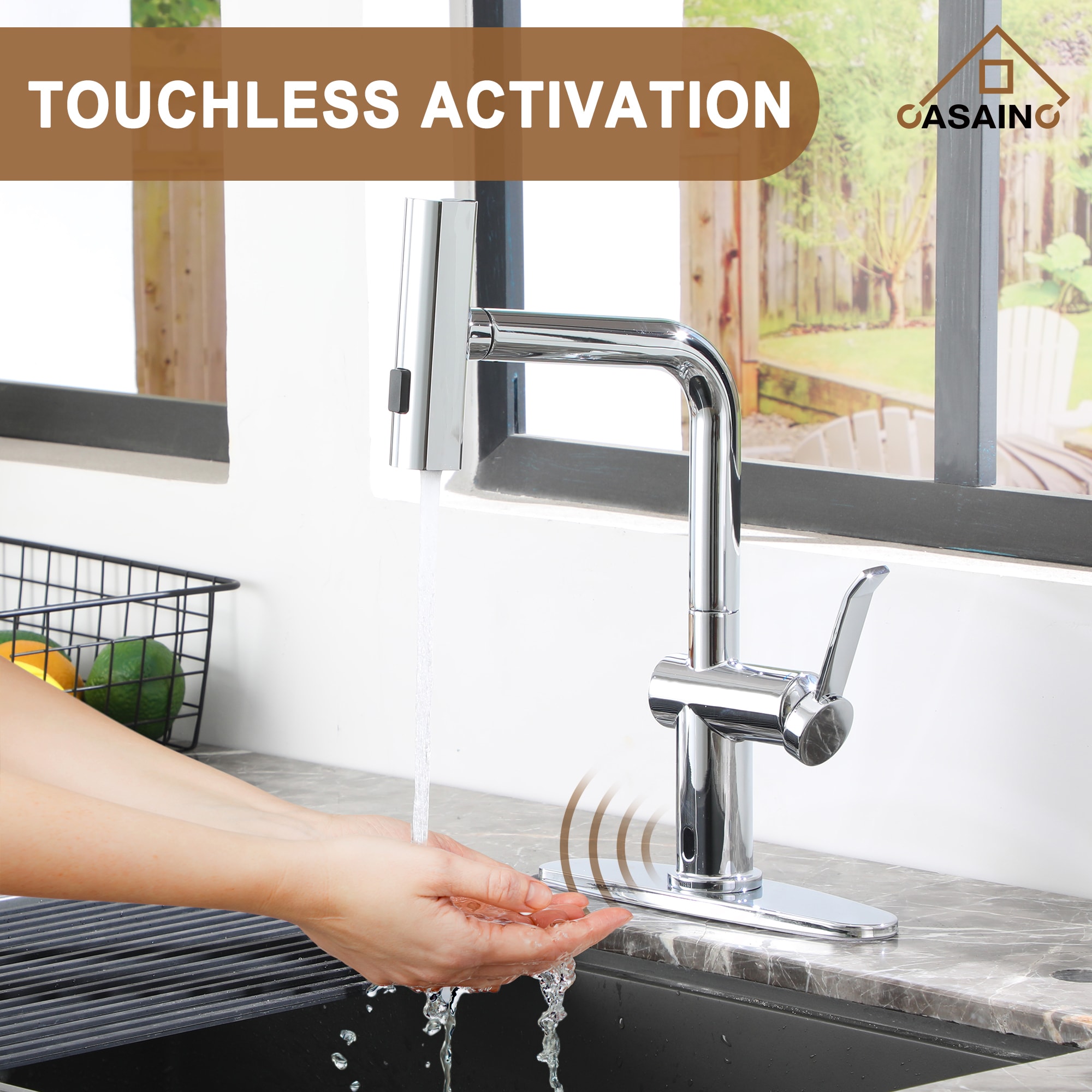 CASAINC KCLT0061CP Kitchen-Faucets - View #11