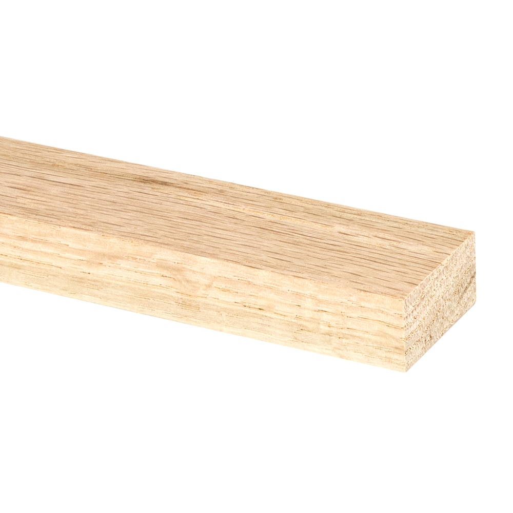 RELIABILT OAK19X38-U8S 1-in x 2-in x 8-ft Unfinished S4S Oak Common Hardwood Board