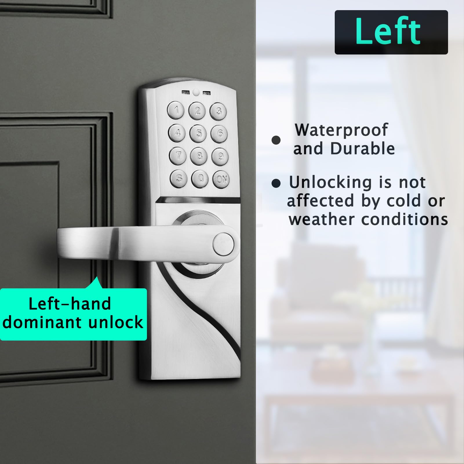 Oyezvary LOZ0716O055 Electronic-Door-Locks - View #2