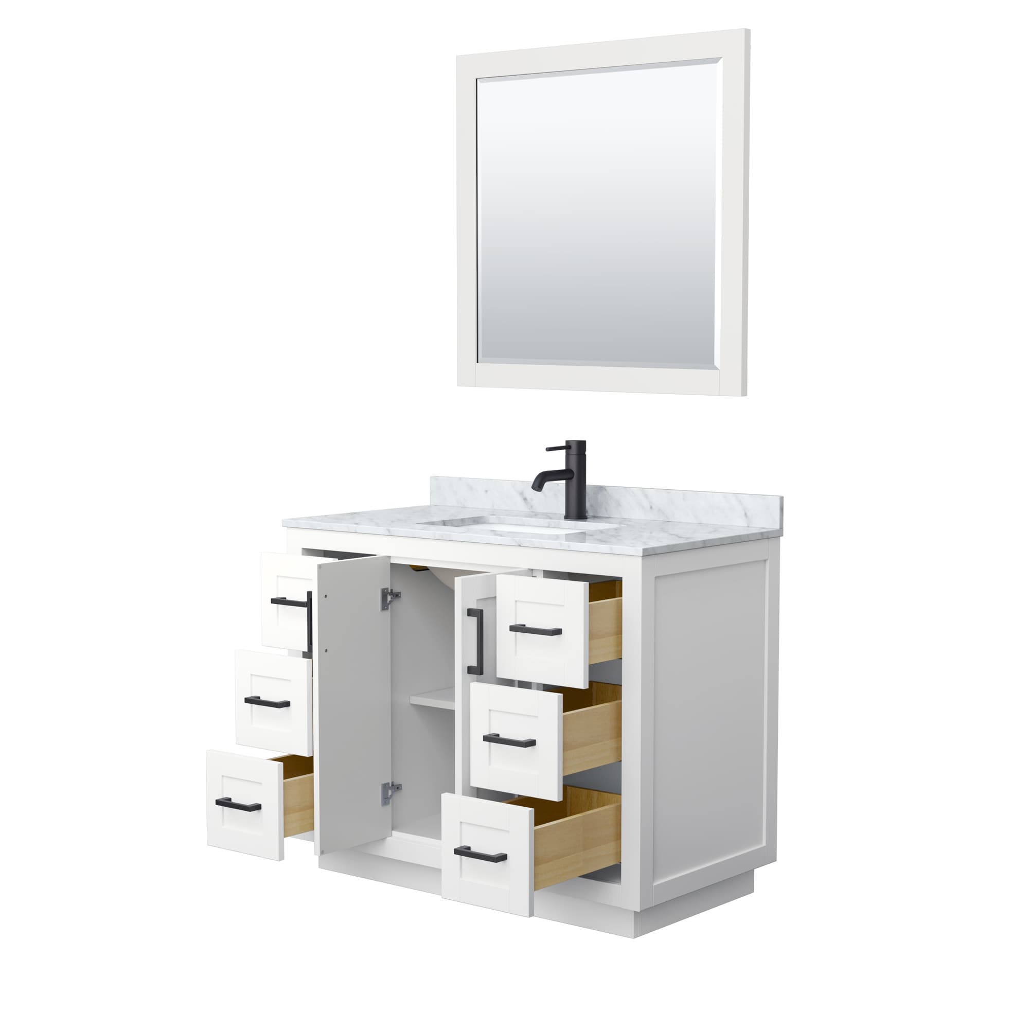 Wyndham Collection WCF292942SWBCMUNSM34 Bath-Vanity-Combo - View #3