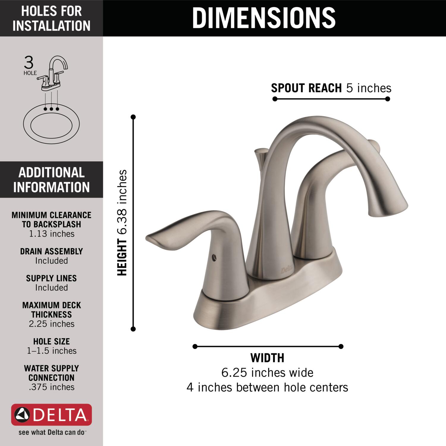 Delta 2538-SSMPU-DST Lavatory-Faucets - View #7