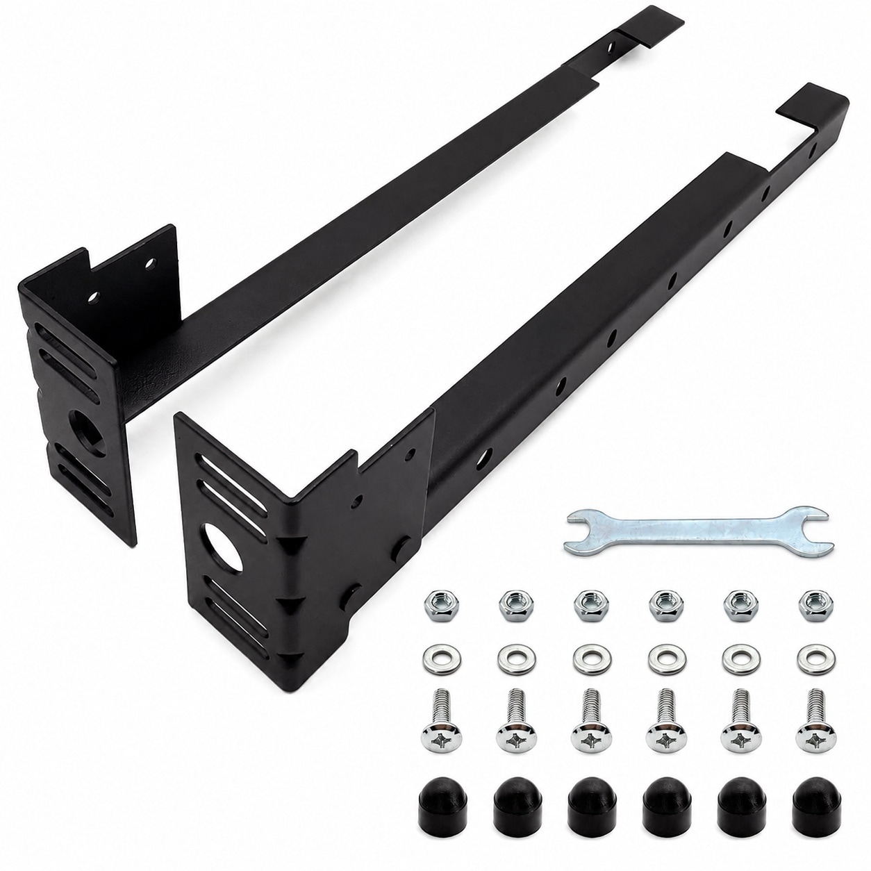 Aoibox Footboard Extension Brackets Set with Adjustable Length for ...