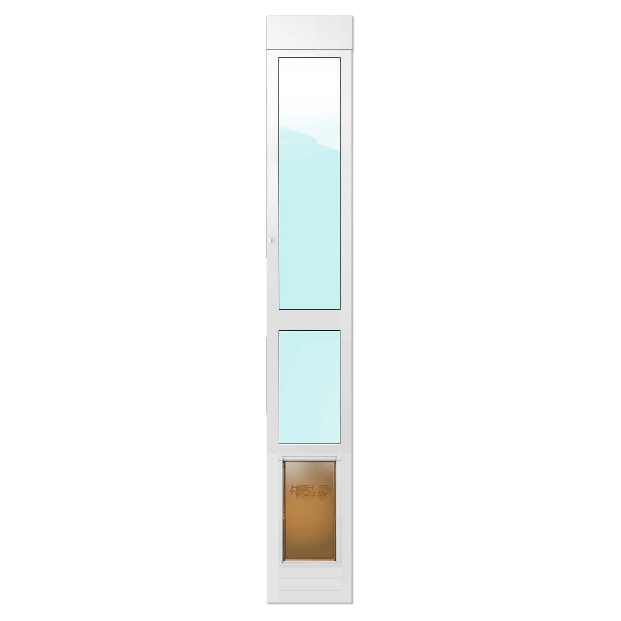 High Tech Pet  DuraFlex Low-E Patio Door Tall Height Pet Opening Blue Medium