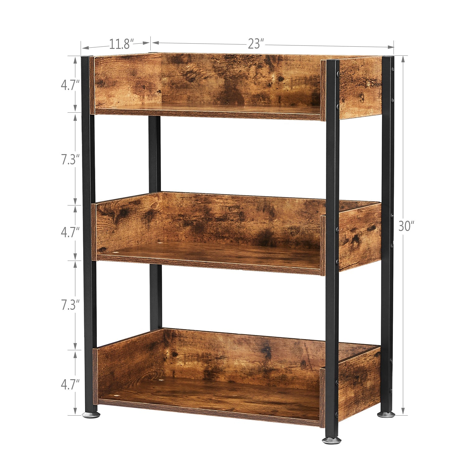 Vecelo LOE-JYX-MB01-ATB bookcases - View #3