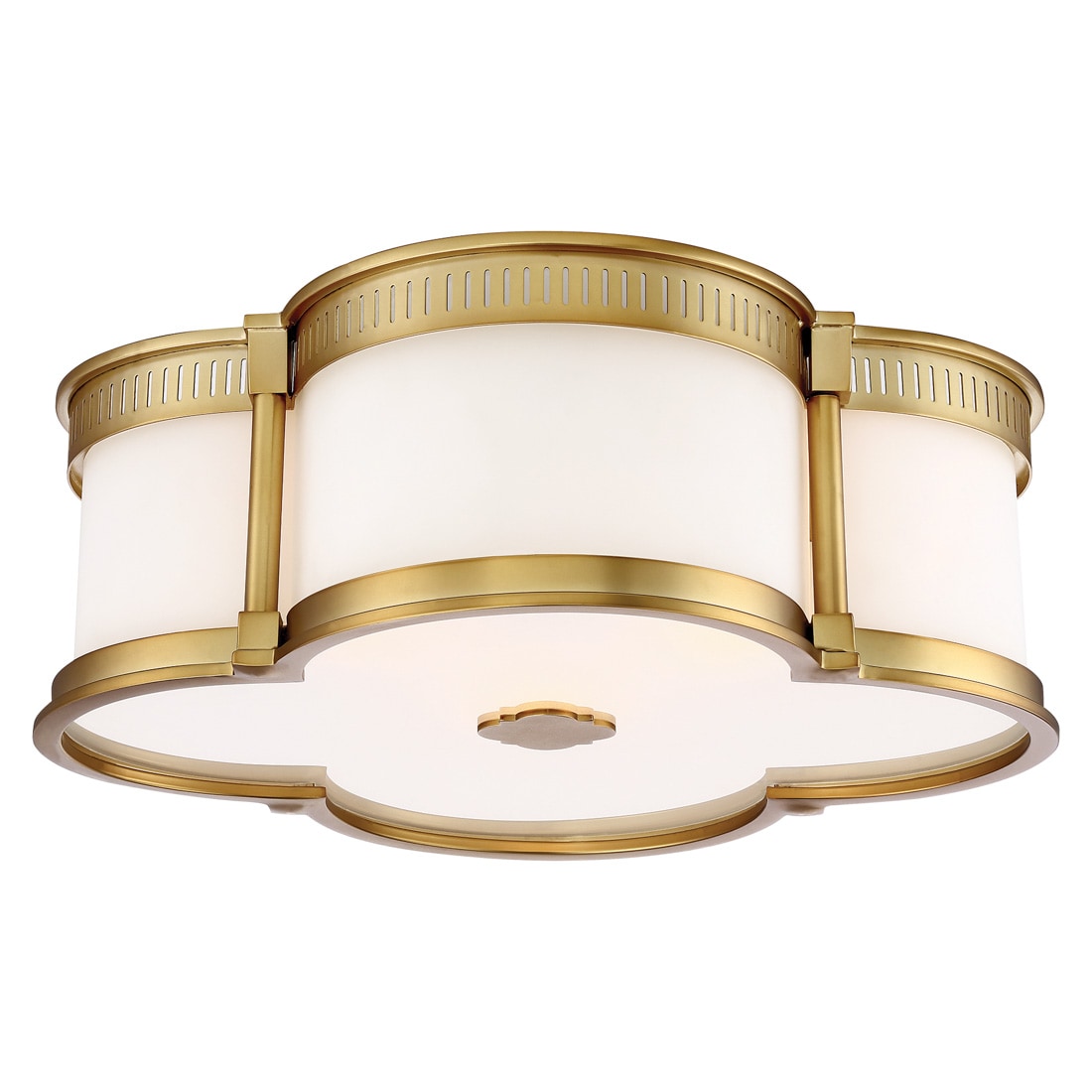 Minka Lavery 824-249-L Lavery 1 -Light 16.25-in Matte Gold Integrated LED Flush Mount Light
