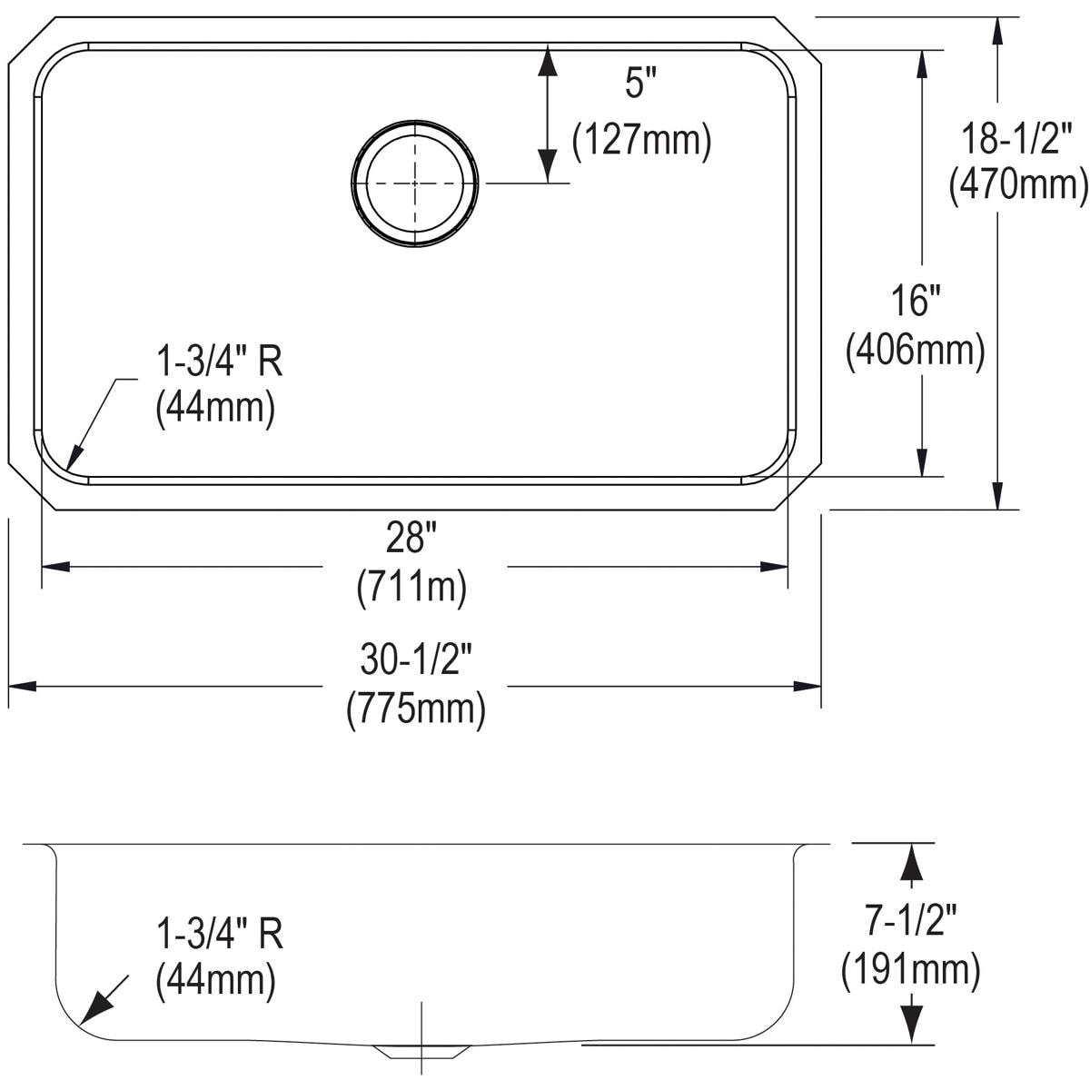 Elkay ELUH2816 Kitchen-Sinks - View #8