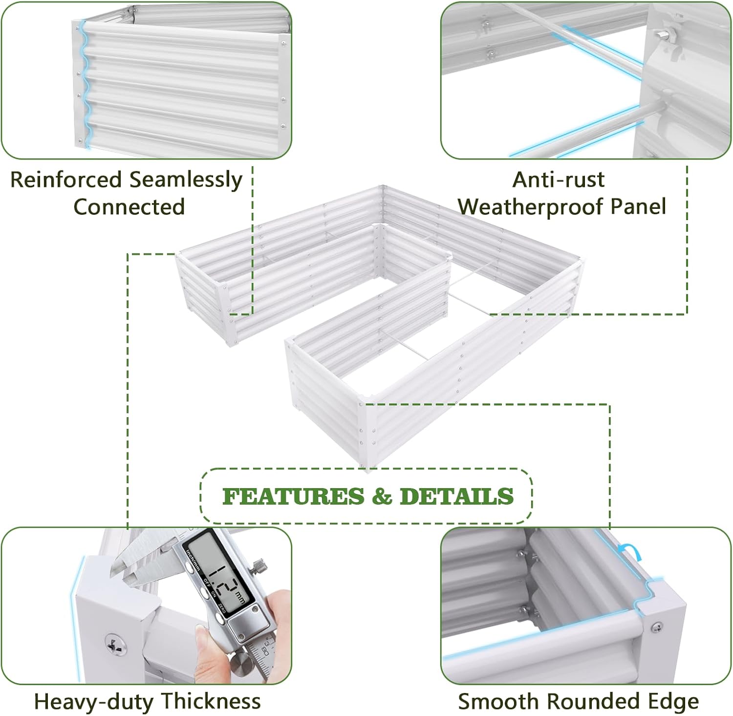 WOQWOQ DRAI-G38 Raised-Garden-Beds - View #4