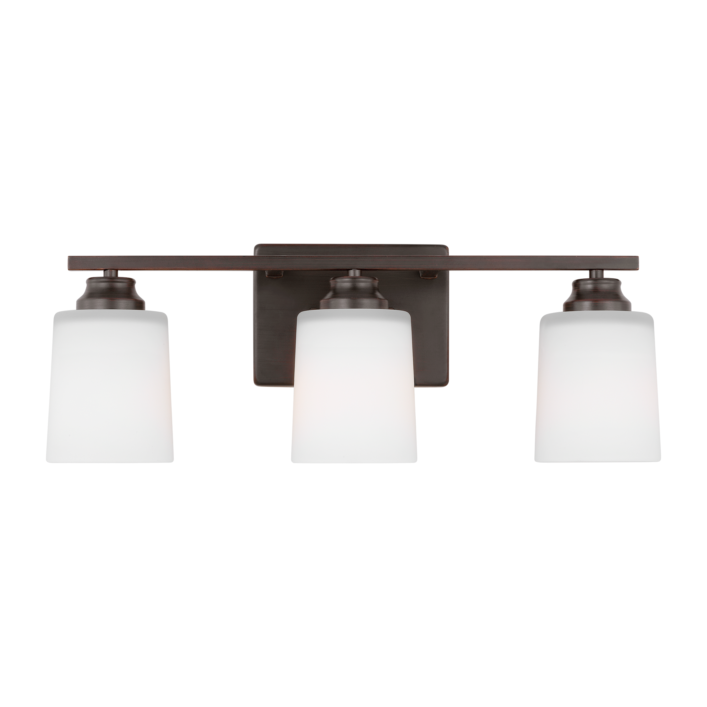 Generation Lighting 4420903EN3-710 Vinton 20.75-in 3 -Light Bronze Transitional Vanity light