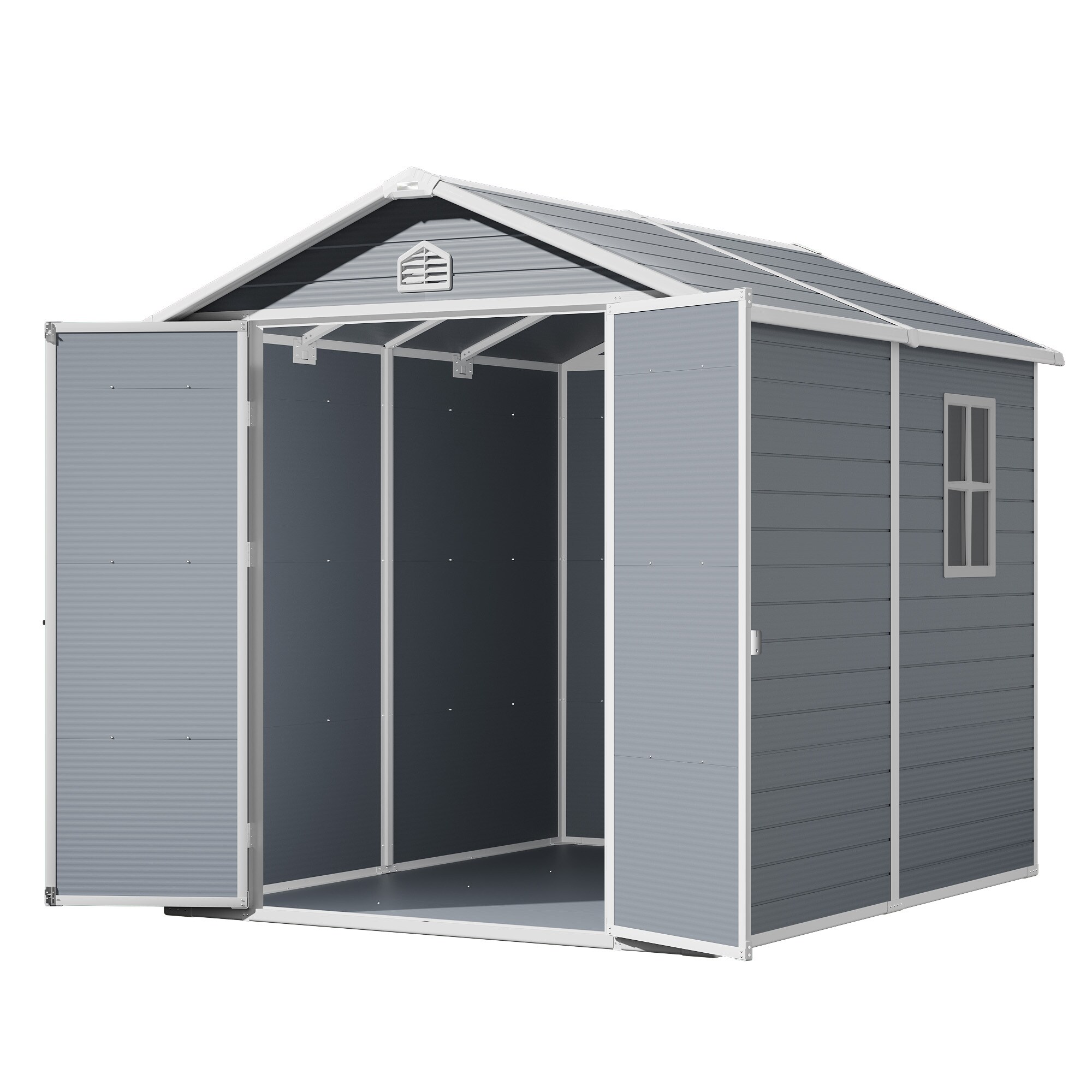 Patiowell WES-0382A-L4 Vinyl-Resin-Storage-Buildings - View #2