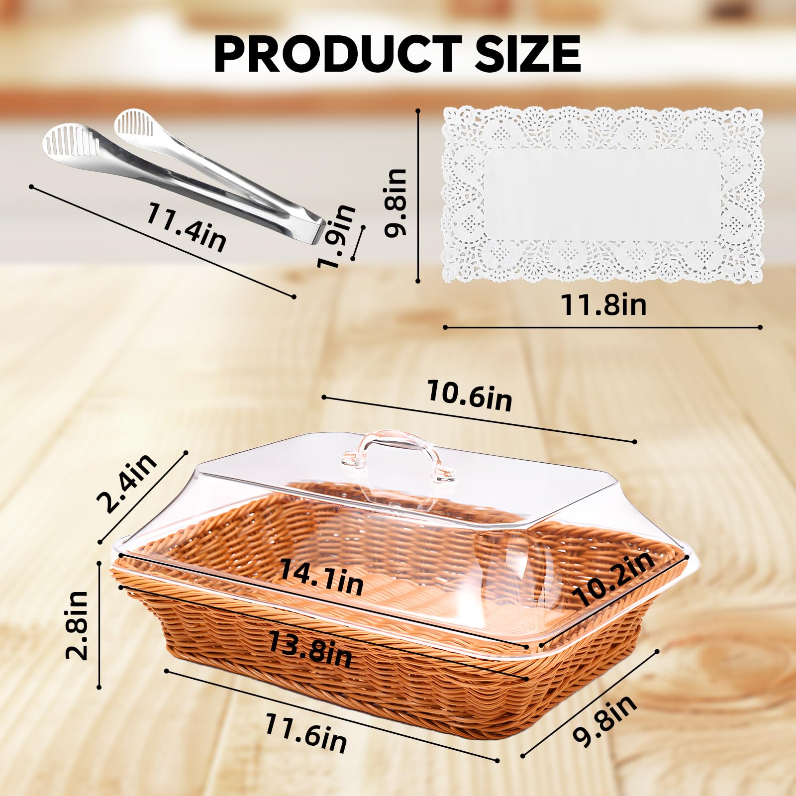 Aoibox LABDS6EB Serving-Baskets - View #3