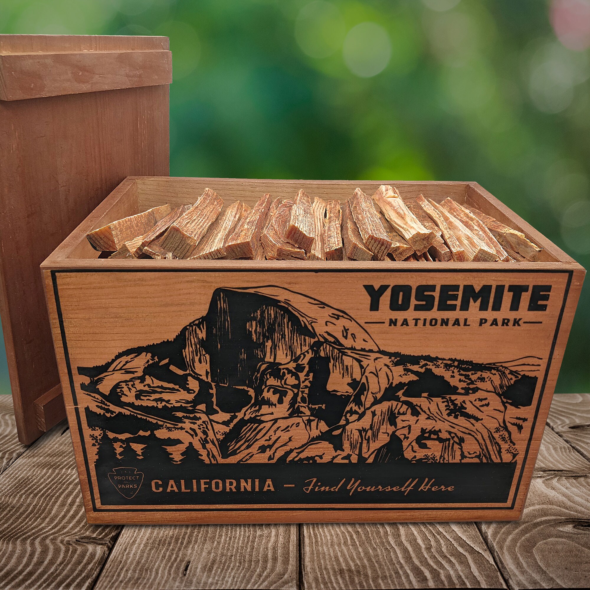 BetterWood Products 04405 Fatwood Firestarter in Wooden Crate Yosemite ...