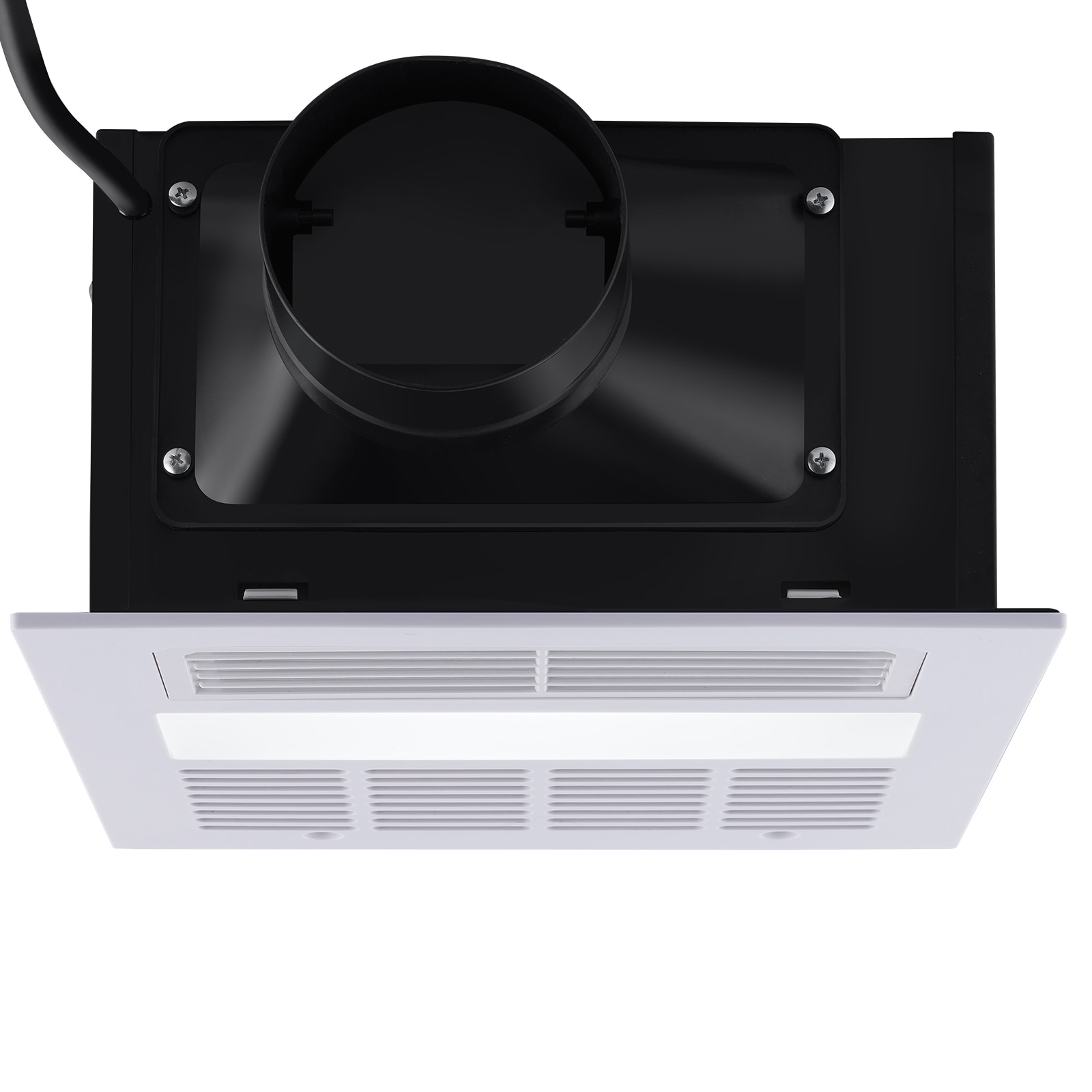 Modern White LED Bathroom Ceiling Exhaust Fan