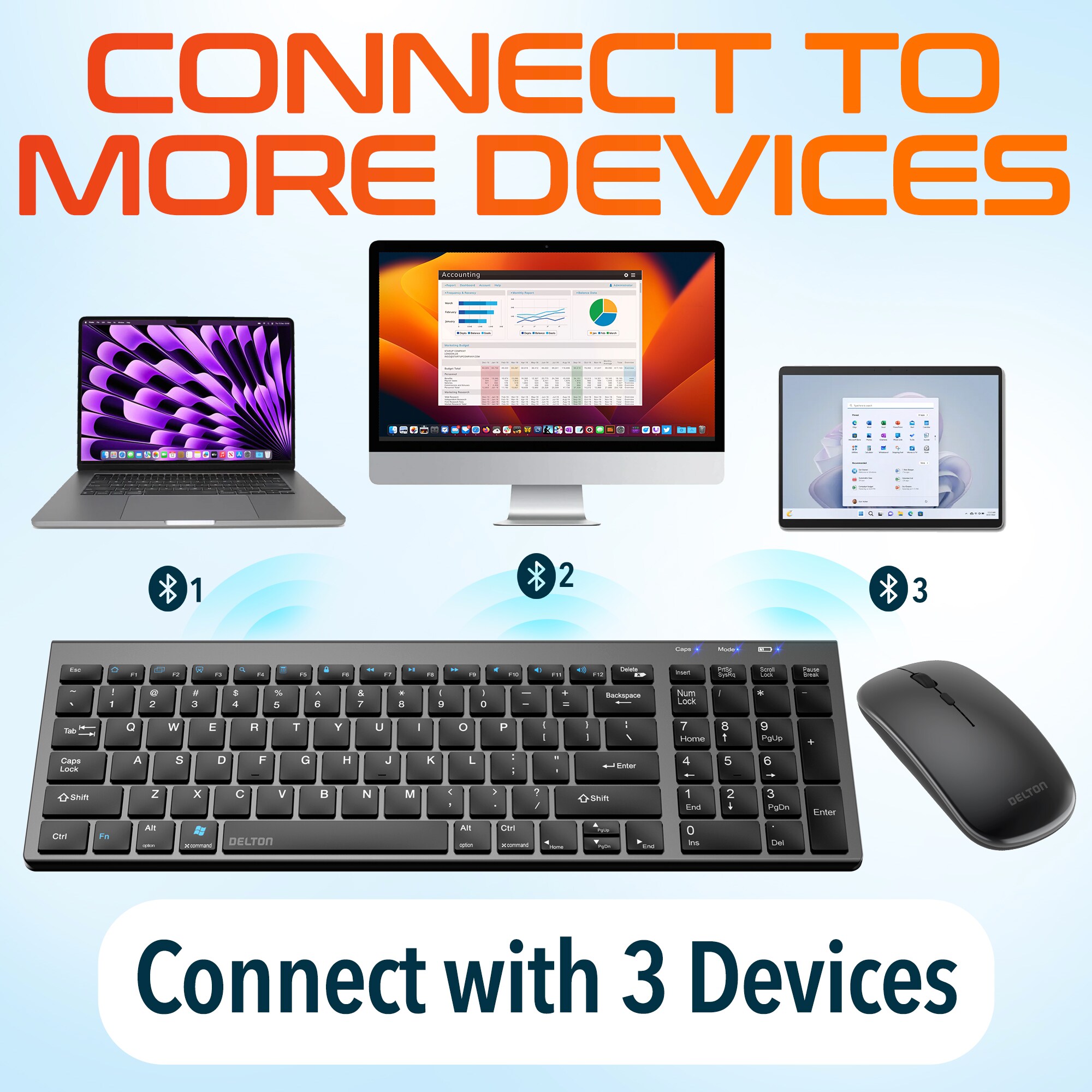 Delton DKMN36-WB Computers-Peripherals - View #2