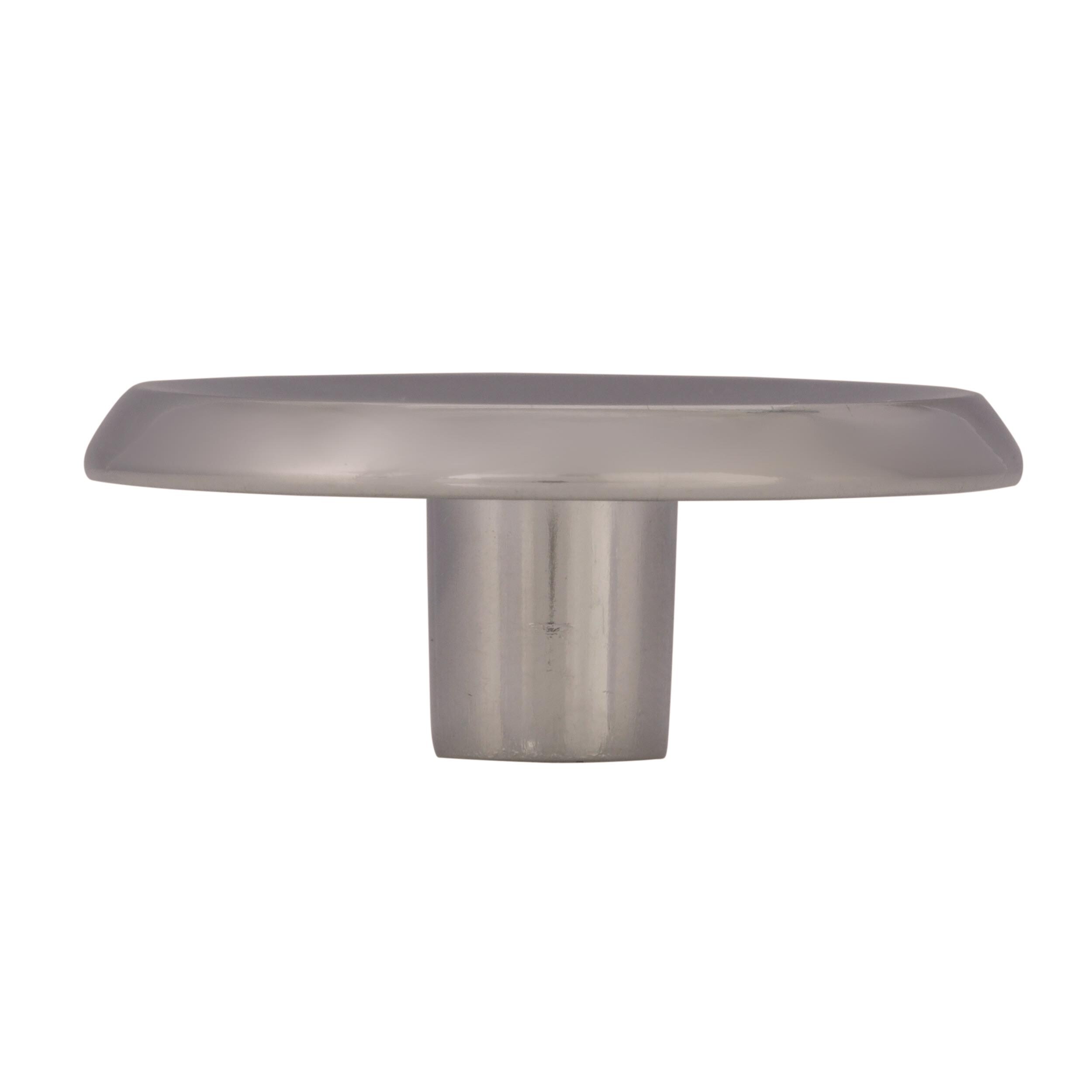 Allison Round Polished Chrome Cabinet Knob with Mounting Hardware