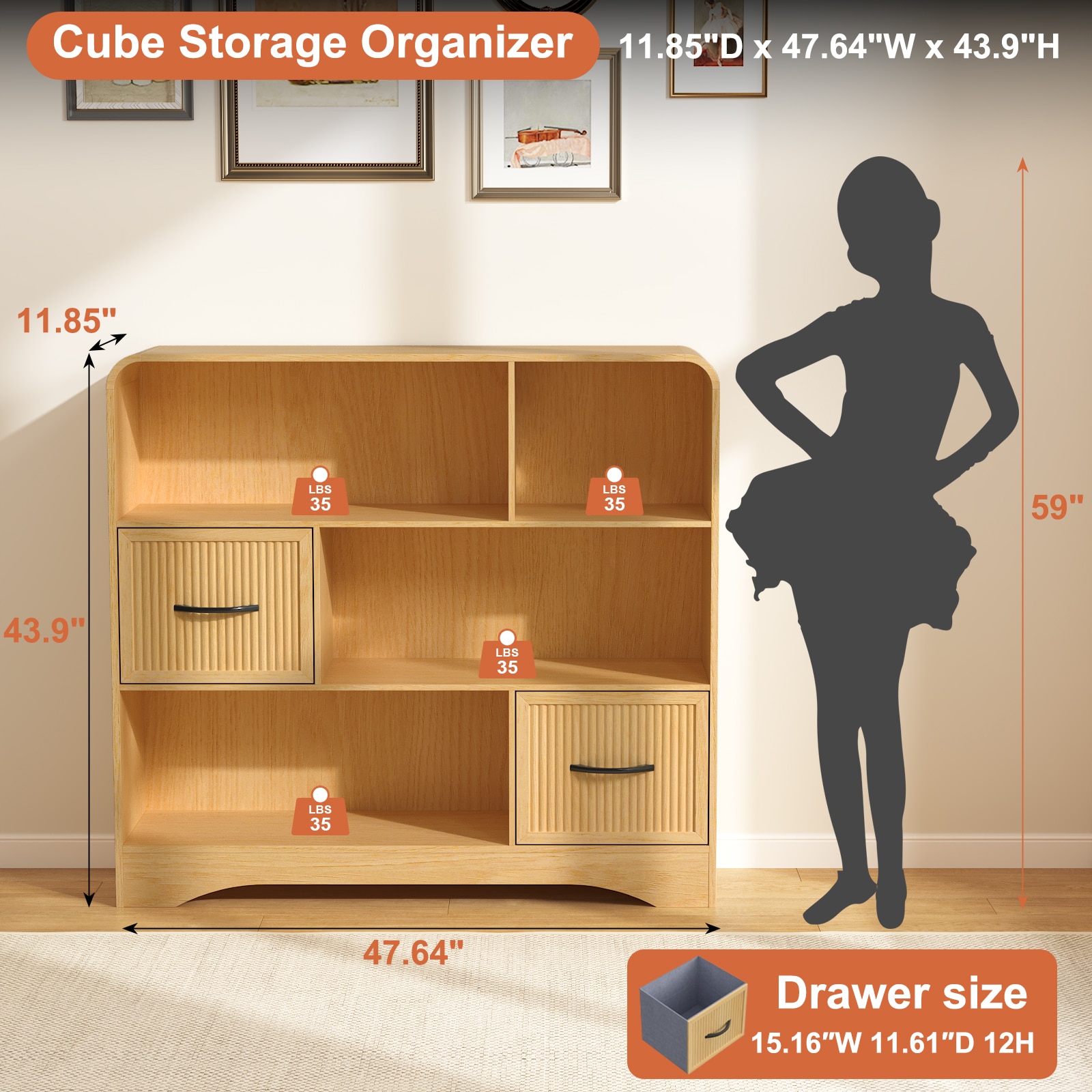 Furniture Classics MJ6001-2 Storage-Drawers - View #4