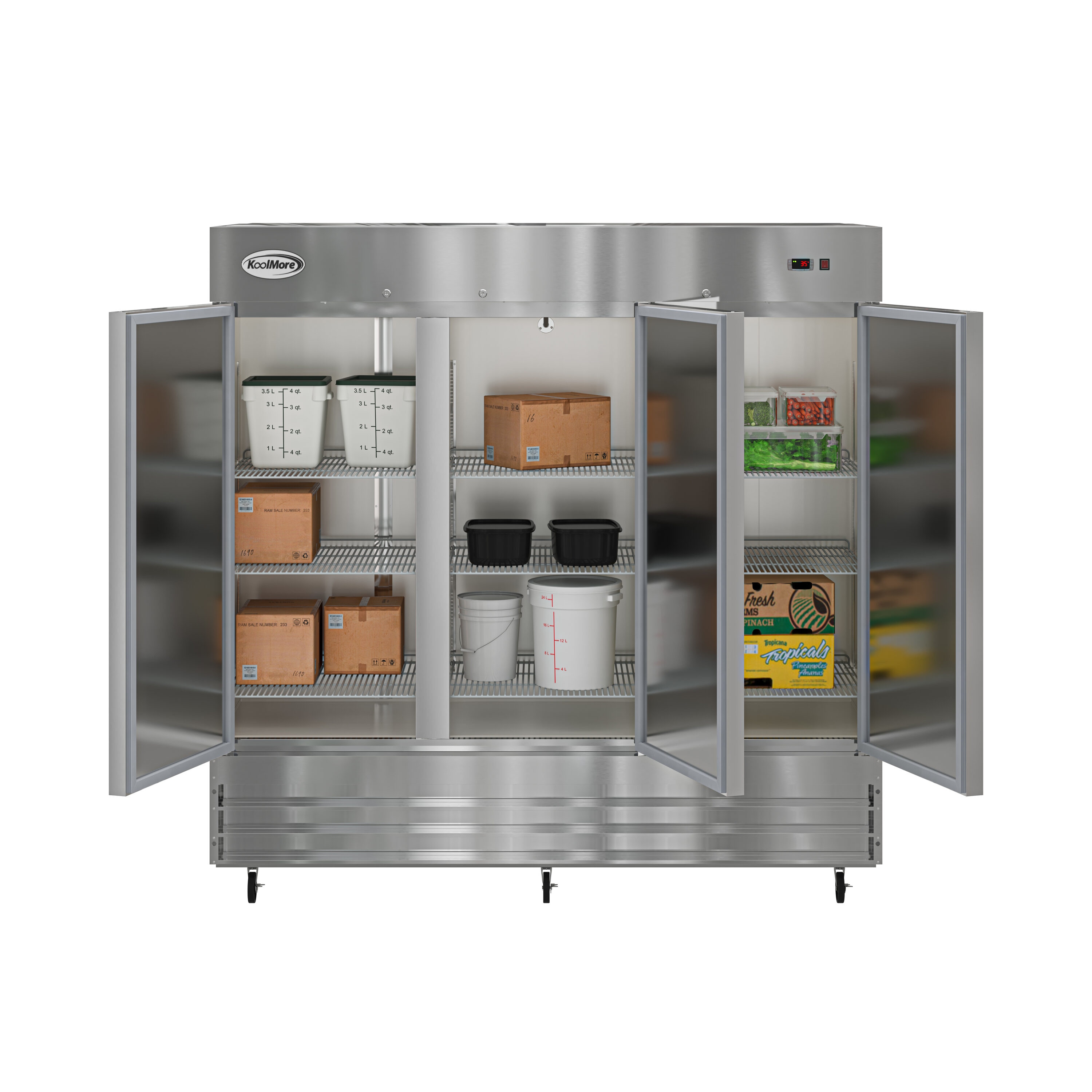 KoolMore RIR-3D-SS Commercial-Refrigerators - View #8