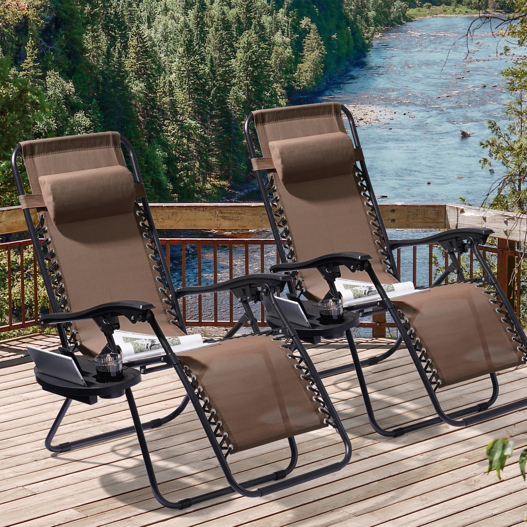 DoCred Zero Gravity Chair, Portable Lawn Recliner, Non-removable pad - 26  L x 28 W x 45 H - On Sale - Bed Bath & Beyond - 39851525