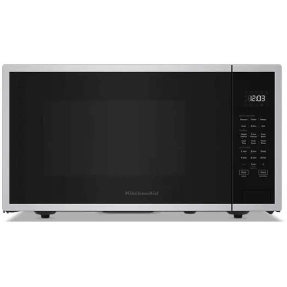 KitchenAid KMCS324RPS - Touch-Activated Controls with LED Display- Dishwasher-Safe Turntable- 1200-Watt Microwave Cooking Power- Steam Clean Function