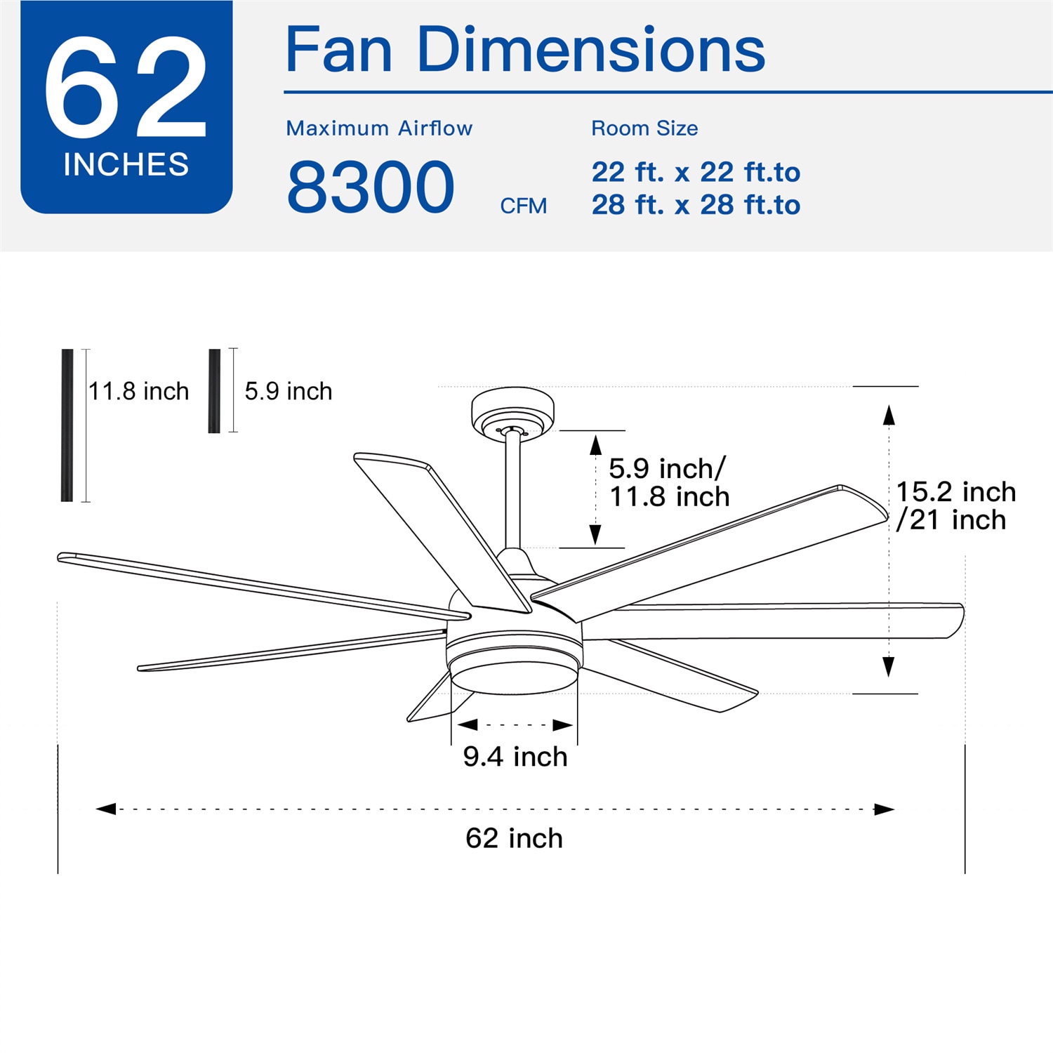 BABOOM BOM-5955ORYU Ceiling-Fans - View #4