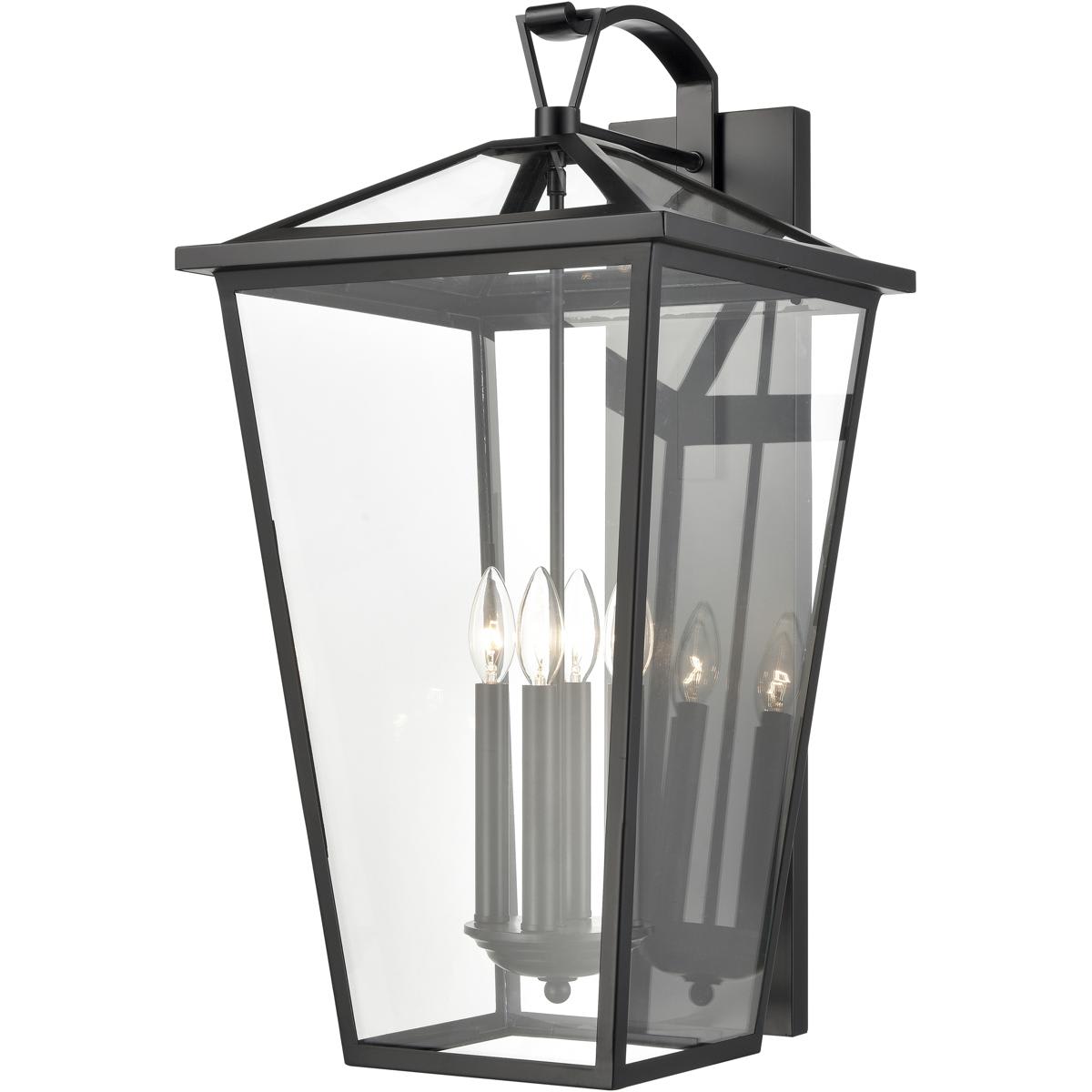 Atlas Lighting and Home OL11175-BK Main Street 4 Light 28 inch Black ...