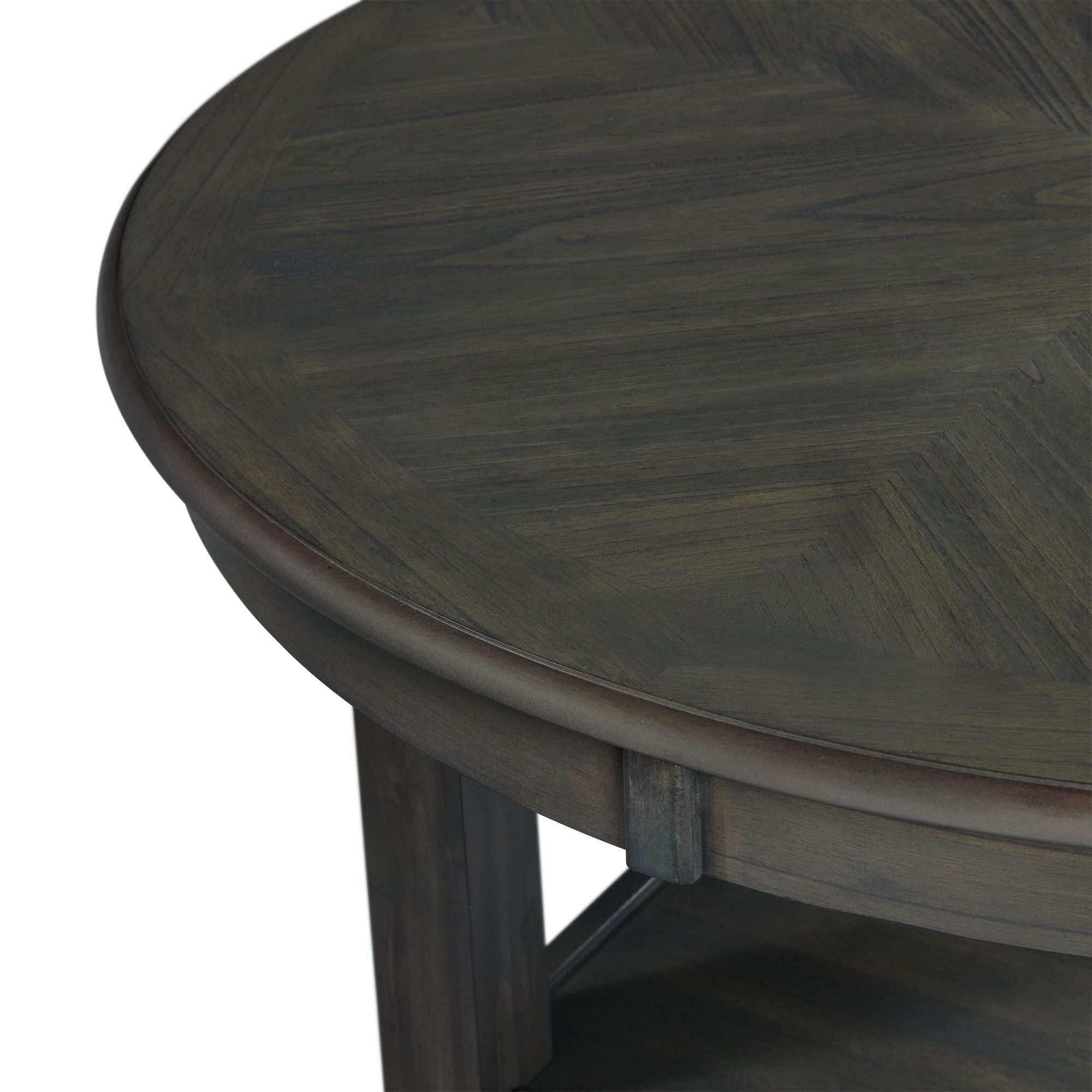 Gray Counter Height Dining Set with Faux Leather Chairs