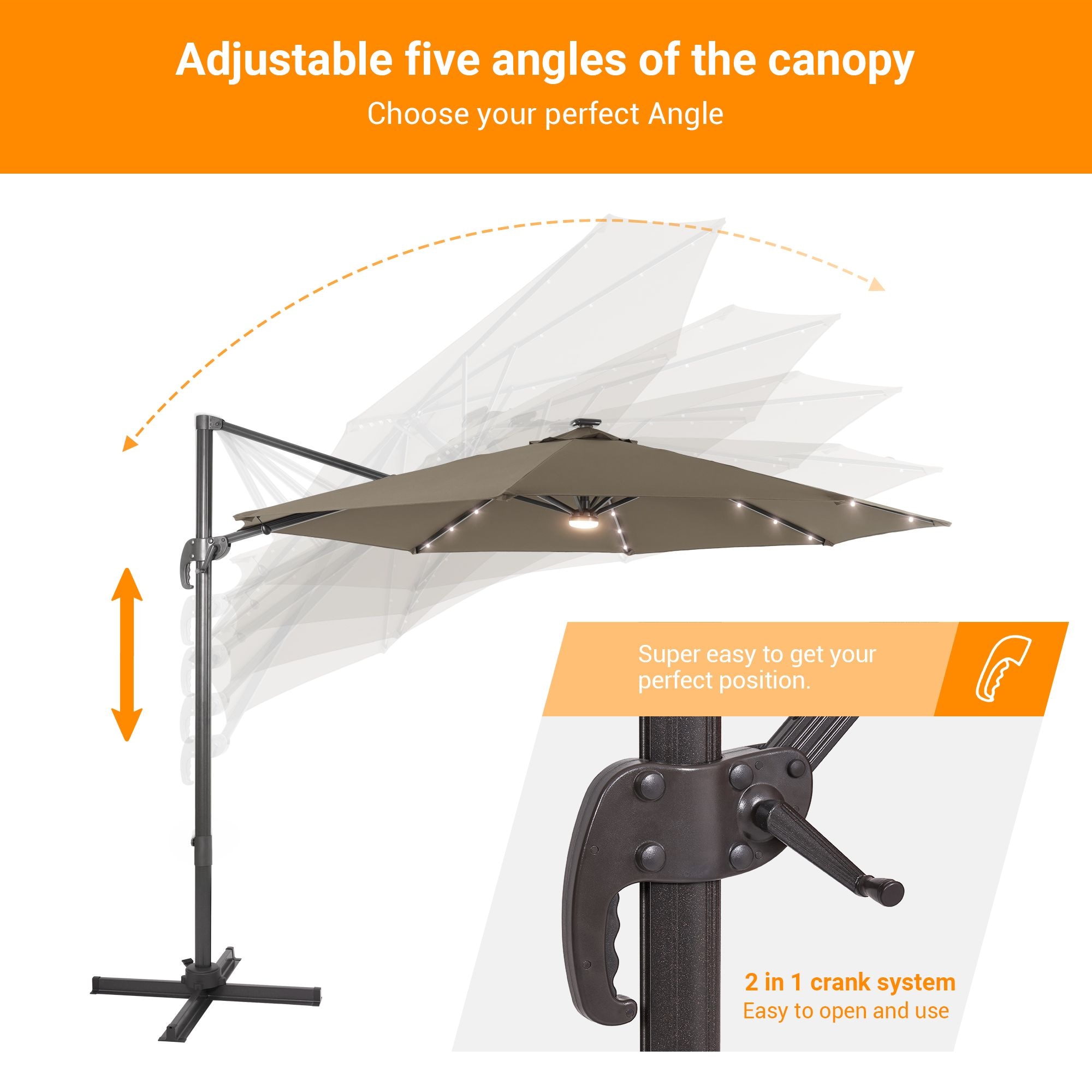Sonkuki SD-MN12K-LED Umbrellas-2 - View #5