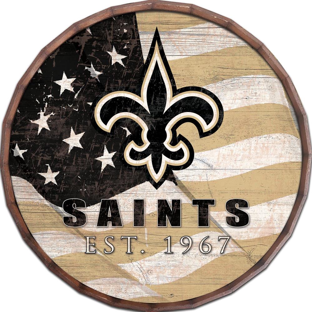 16 MDF New Orleans Saints Logo Cutout sign