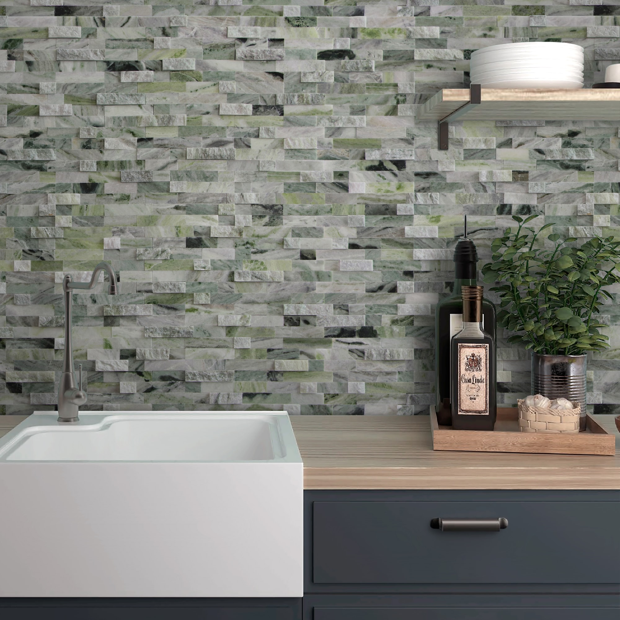 SUNWINGS HEX48-BLK-10 Ceramic-Tile - View #2