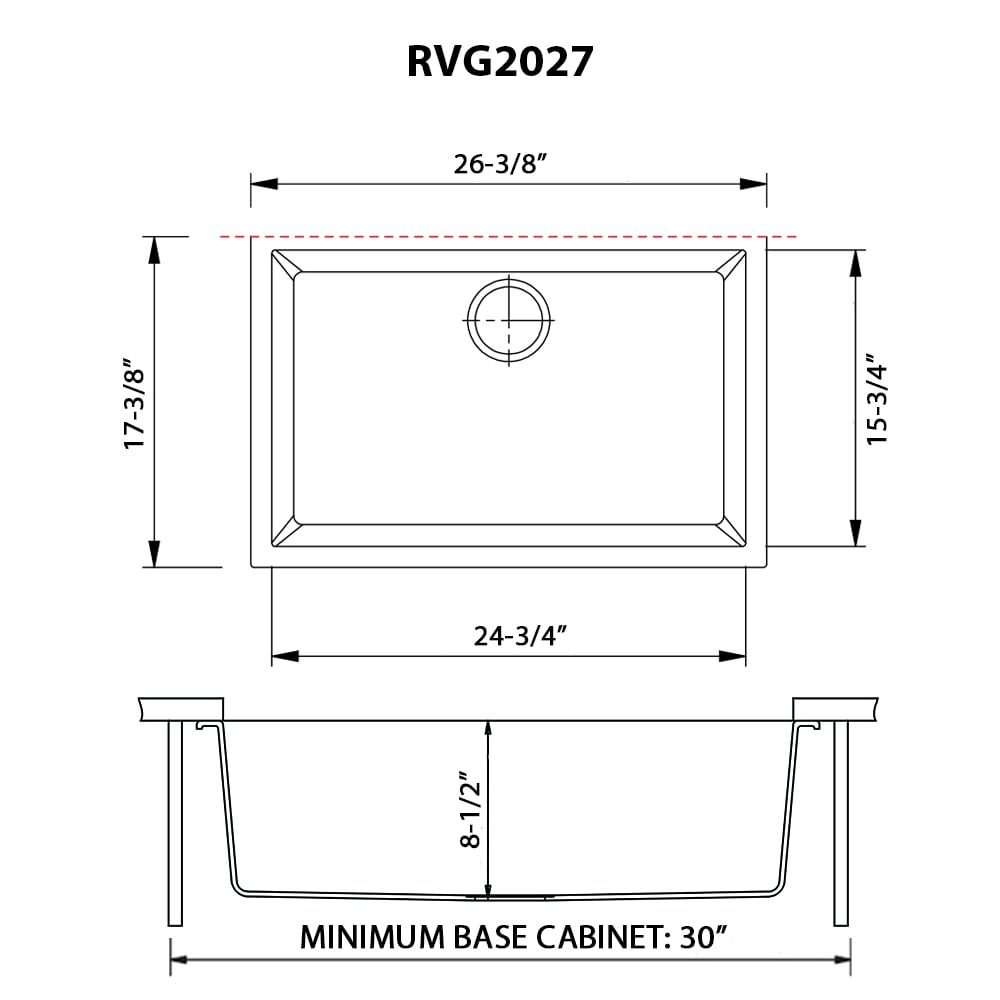 Ruvati RVG2027BK Kitchen-Sinks - View #13