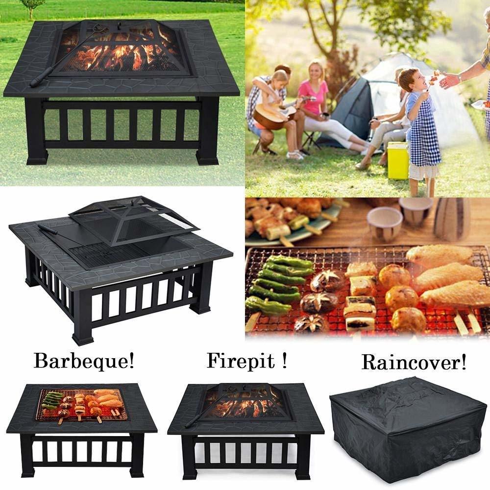 Forclover ALBA-9LAFP Outdoor-Woodburning-Firepits - View #3