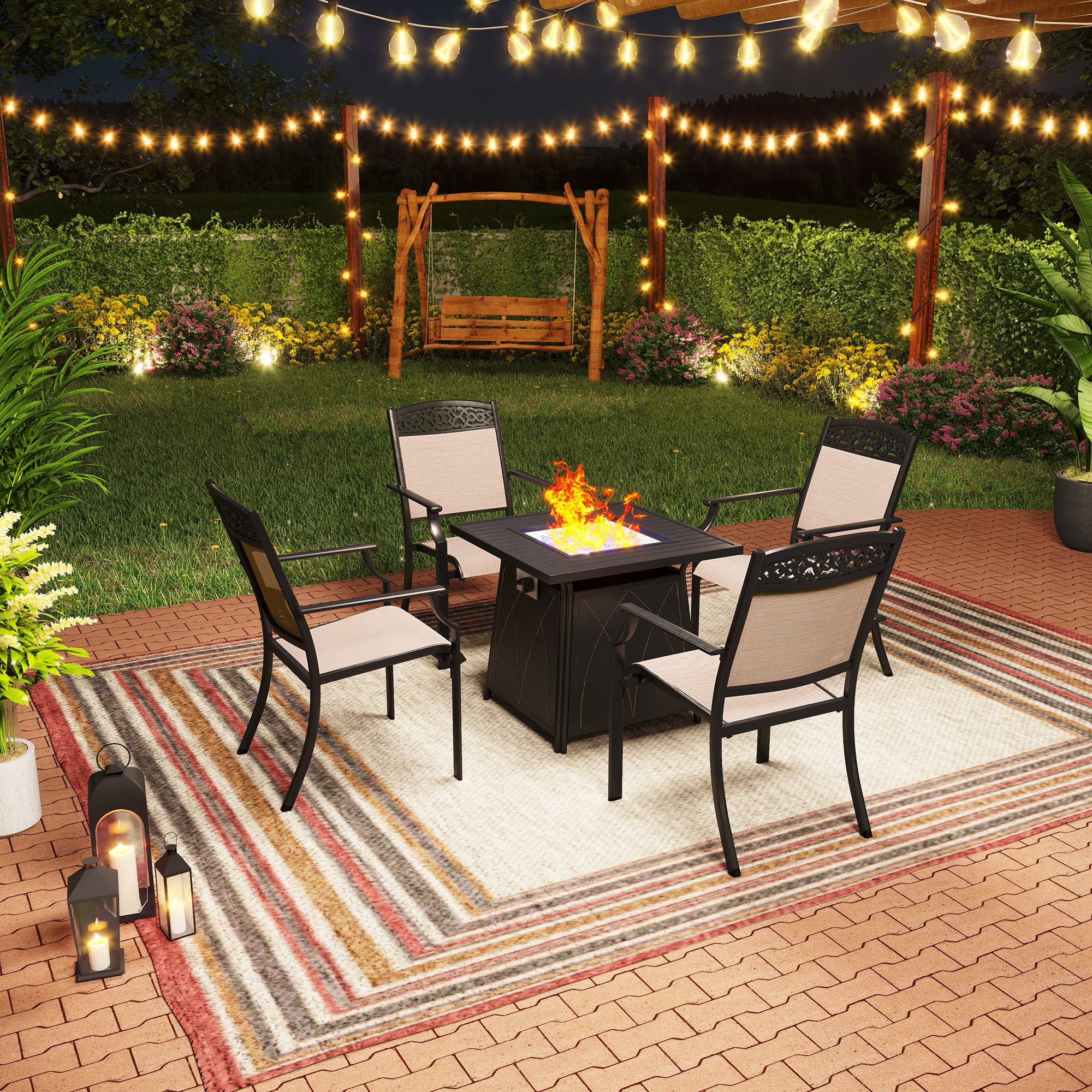 Sunshine Valley TC5-403-001 Patio-Dining-Sets - View #3