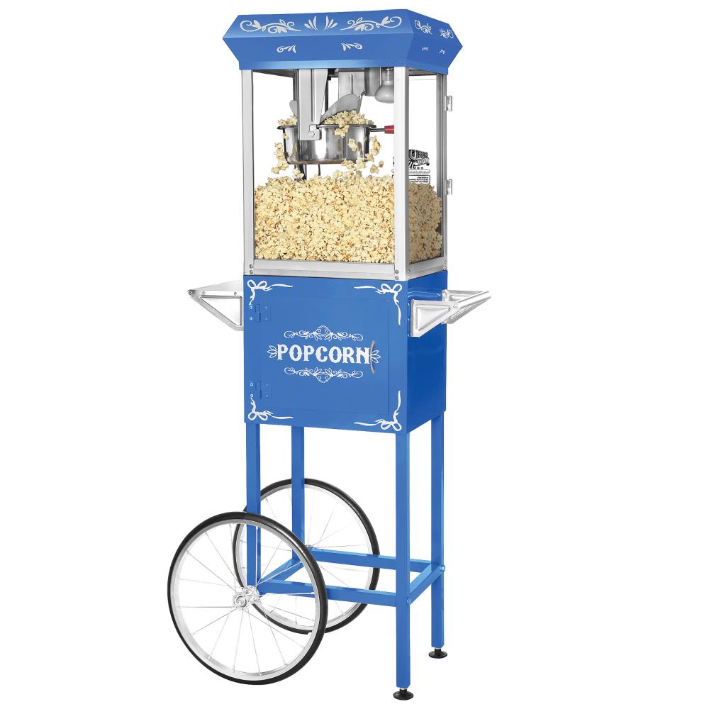 VEVOR Popcorn Popper Machine 8 Oz Countertop Popcorn Maker 850W 48 Cups Red