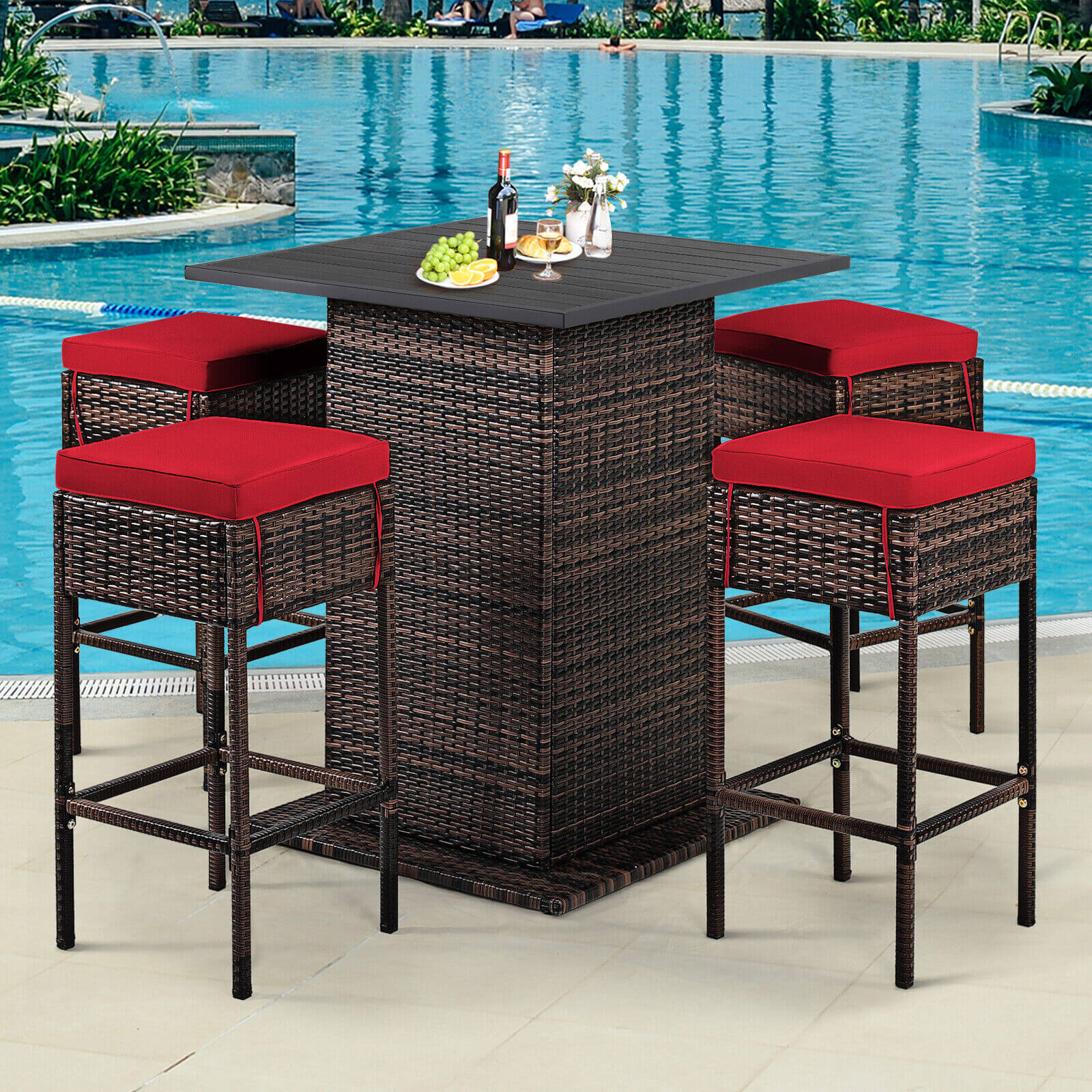 Slickblue D-CO-+ER44286WH Patio-Dining-Sets - View #5