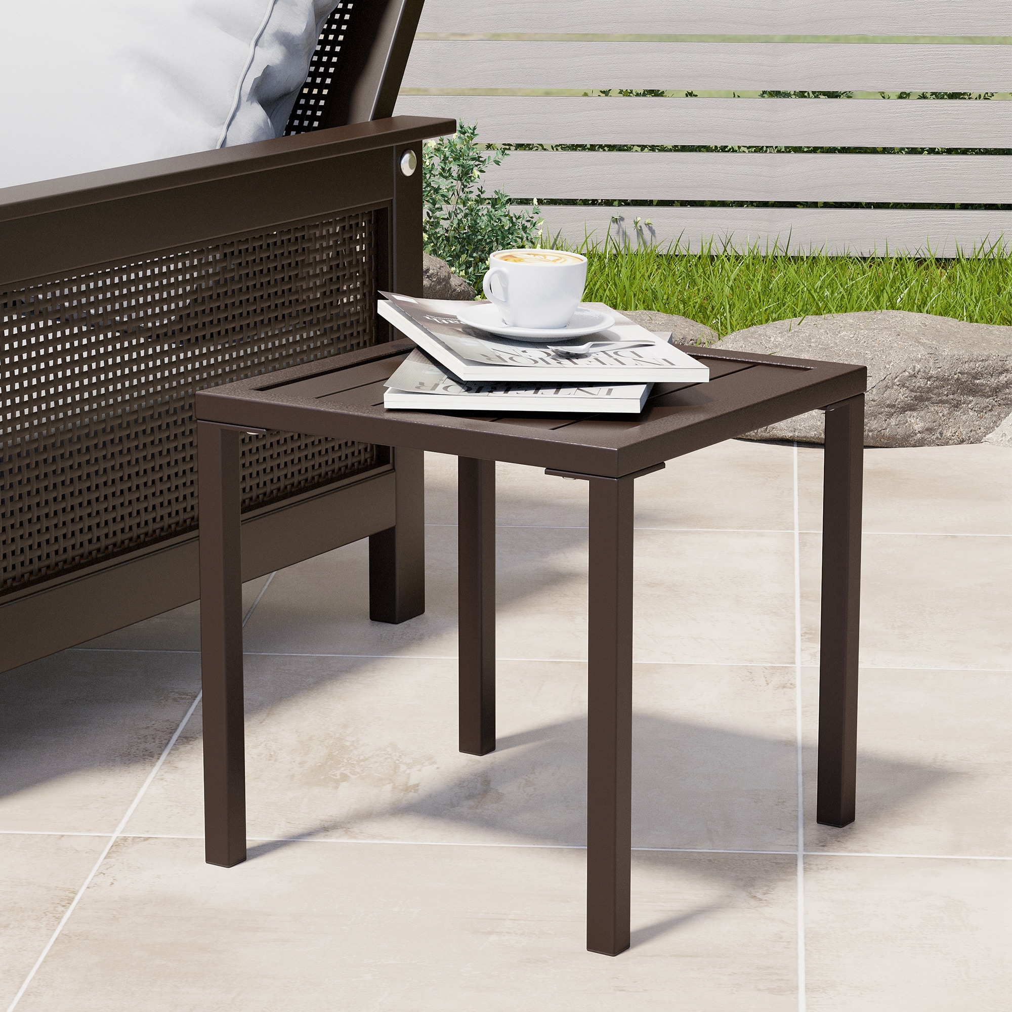 Crestlive Products CL-TB006BRN Patio-Tables - View #7