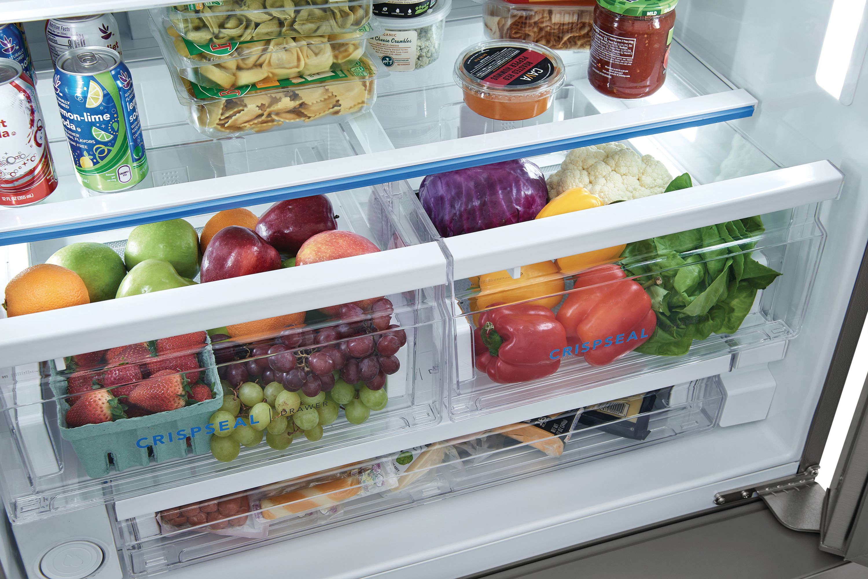 Frigidaire Counter-depth 23.3-cu ft French Door Refrigerator with Ice ...