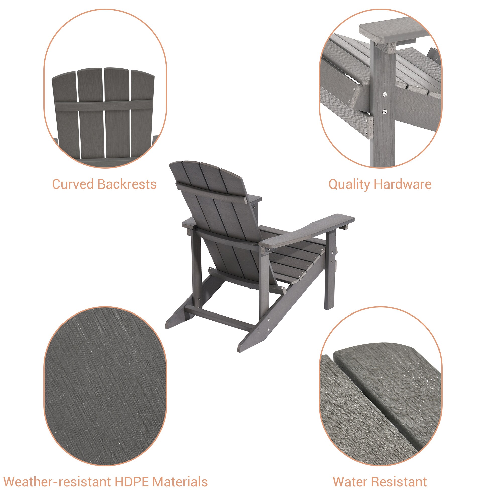 ACEGOSES LW-QW-B3GY-4 Patio-Chairs - View #2